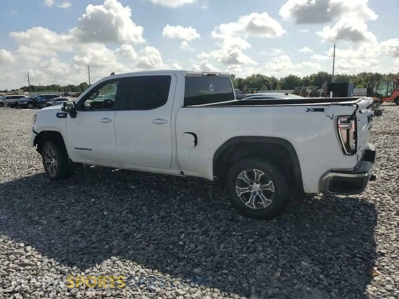 2 Photograph of a damaged car 1GTU9BET4MZ191297 GMC SIERRA 2021