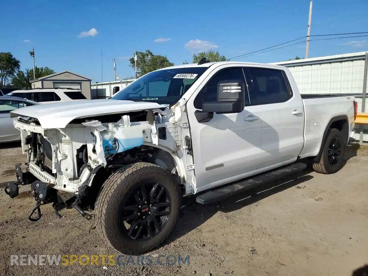 1 Photograph of a damaged car 1GTU9CED2MZ238776 GMC SIERRA 2021