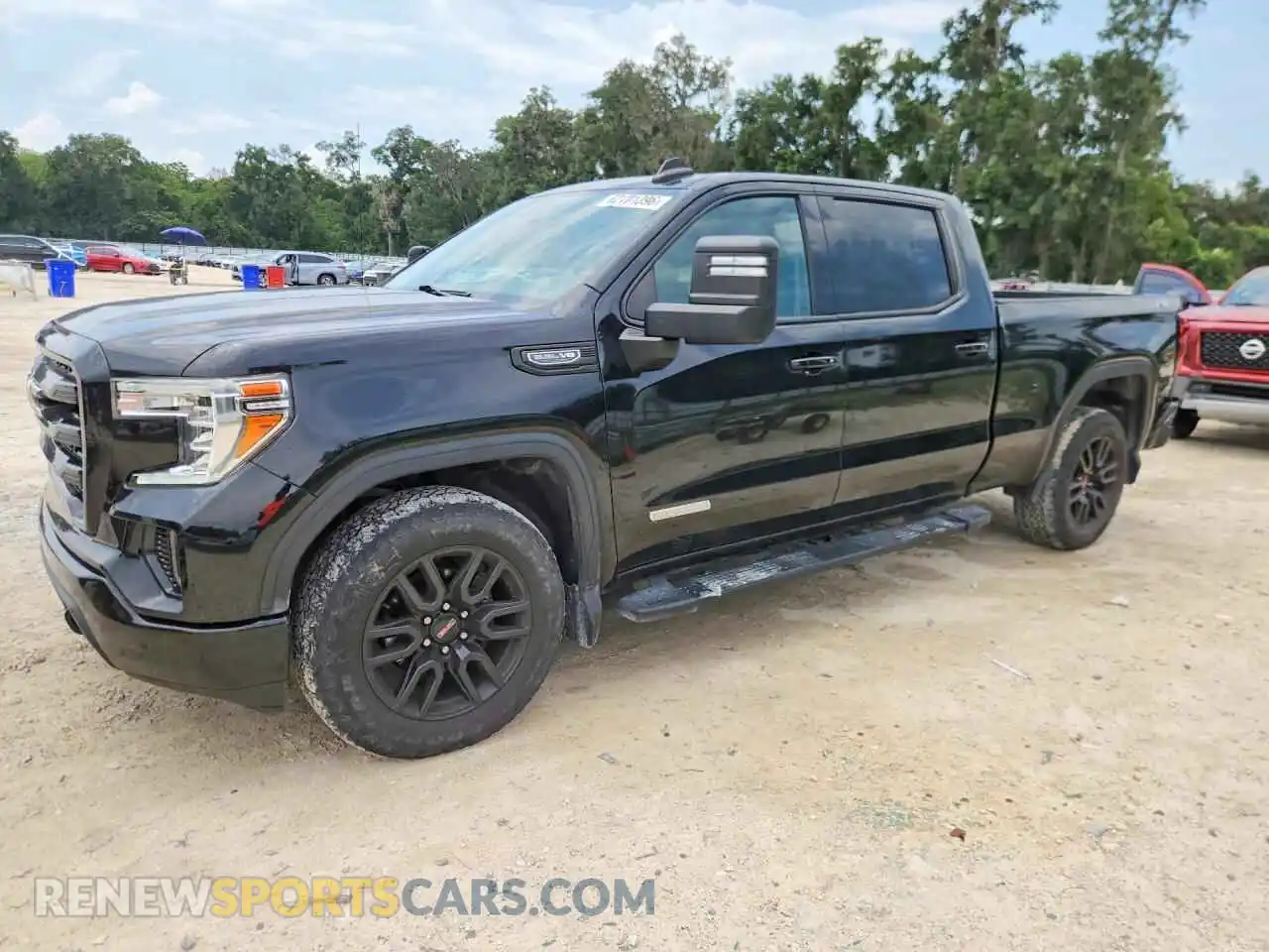 1 Photograph of a damaged car 1GTU9CED2MZ311984 GMC SIERRA 2021