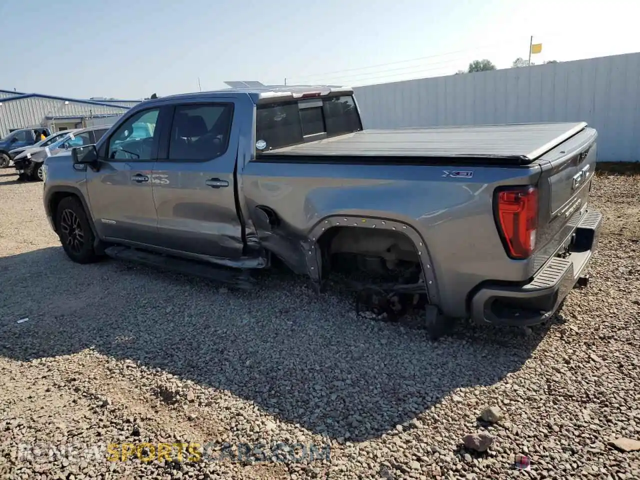 2 Photograph of a damaged car 1GTU9CED7MZ314041 GMC SIERRA 2021