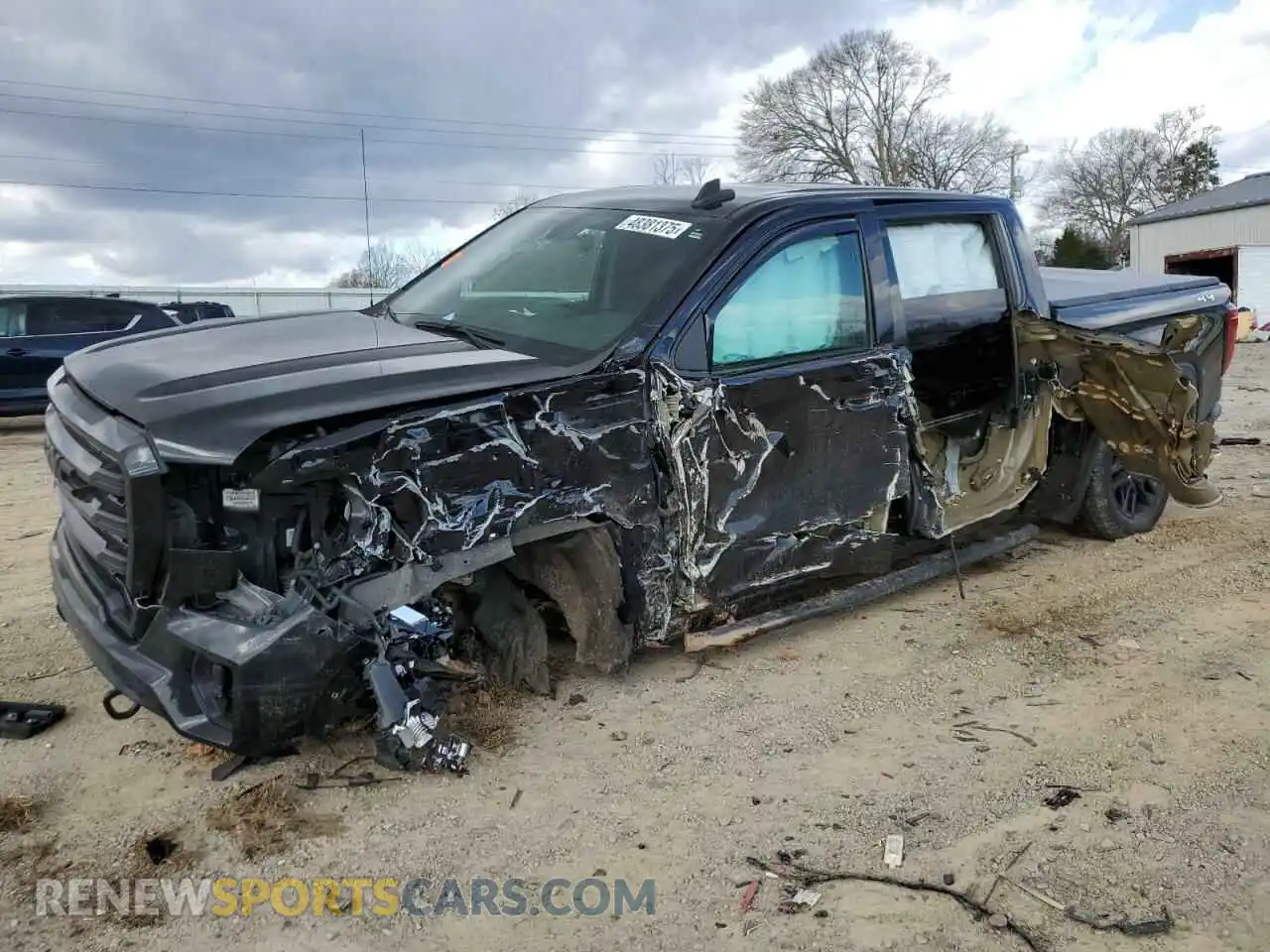 1 Photograph of a damaged car 1GTU9CEDXMZ231073 GMC SIERRA 2021