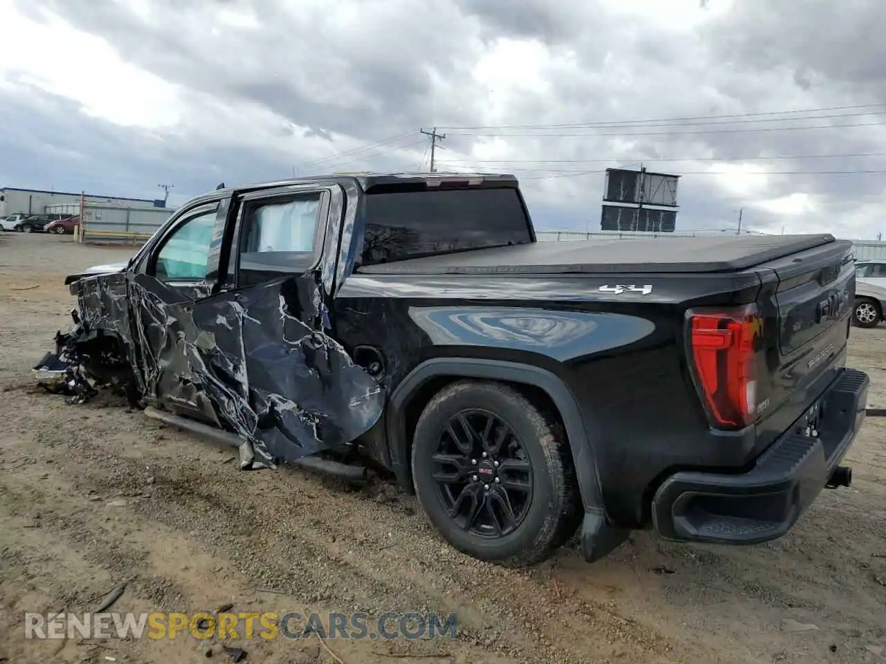 2 Photograph of a damaged car 1GTU9CEDXMZ231073 GMC SIERRA 2021