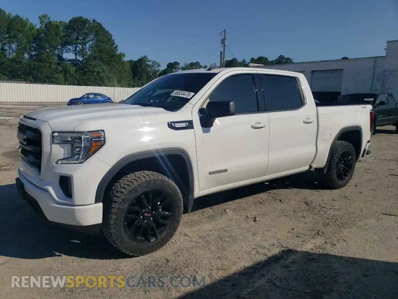 1 Photograph of a damaged car 1GTU9CET1MZ399238 GMC SIERRA 2021