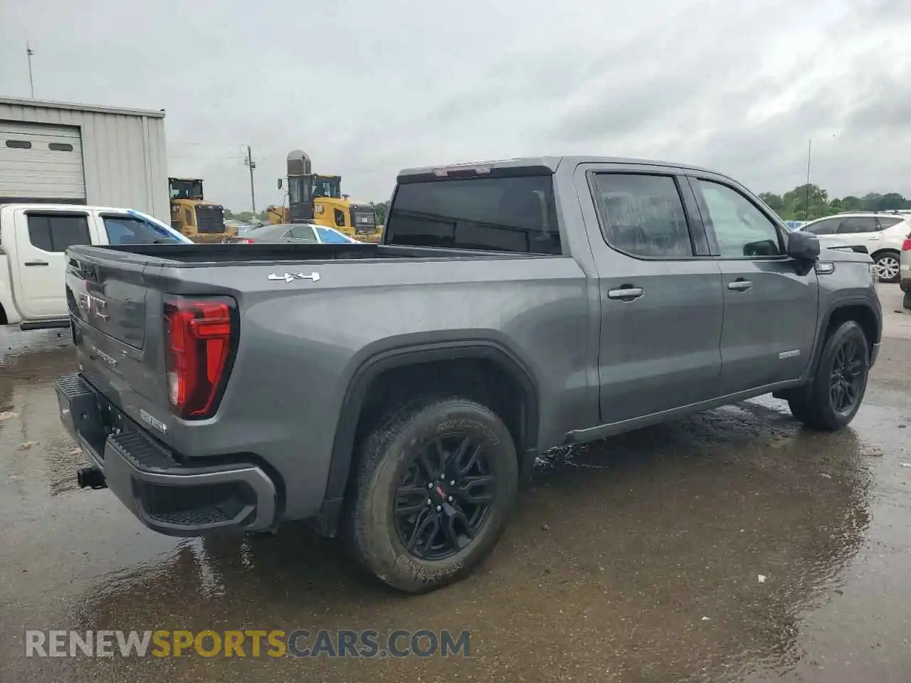 3 Photograph of a damaged car 1GTU9CET4MZ405095 GMC SIERRA 2021