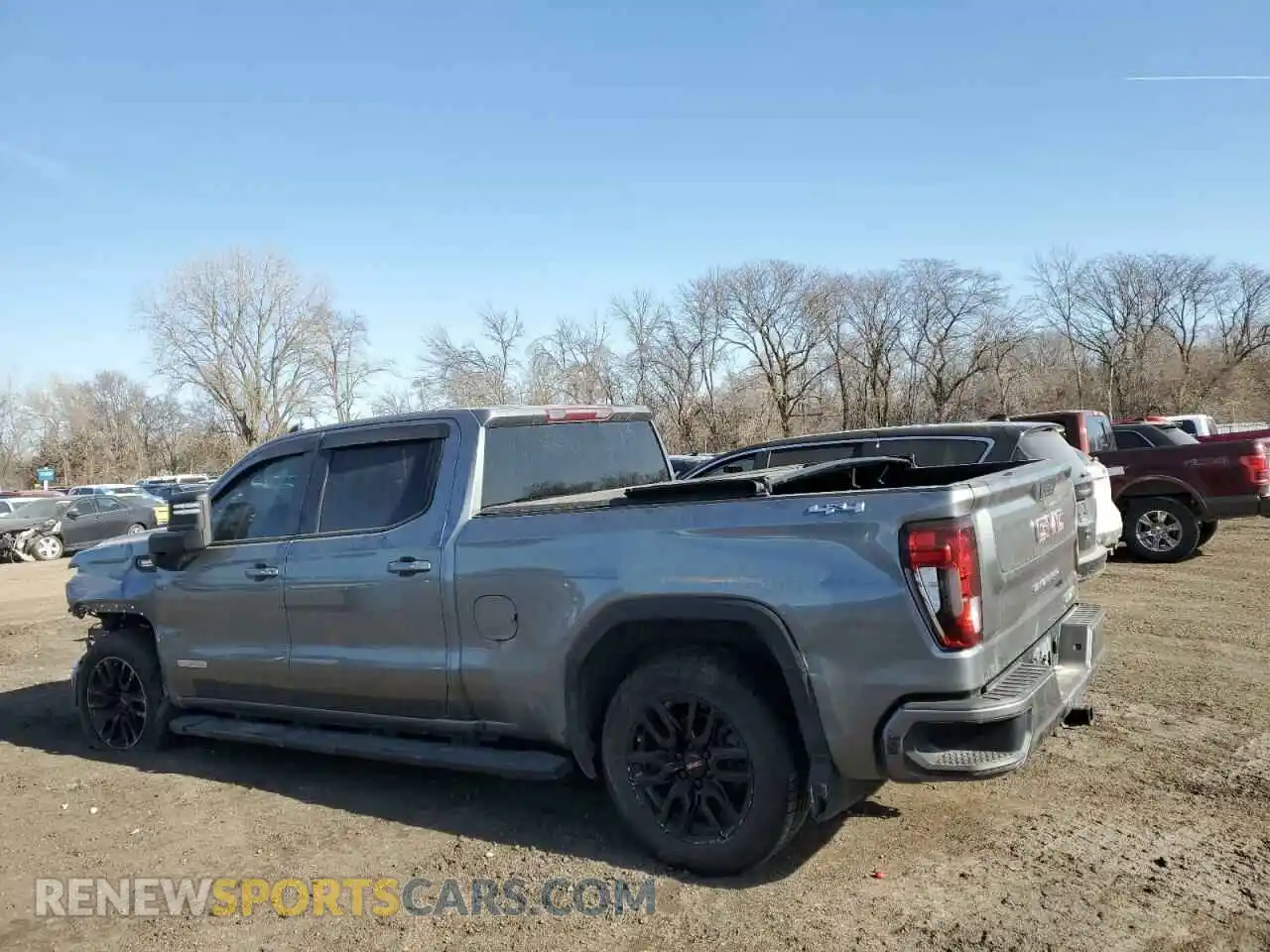 2 Photograph of a damaged car 1GTU9CET9MZ299145 GMC SIERRA 2021