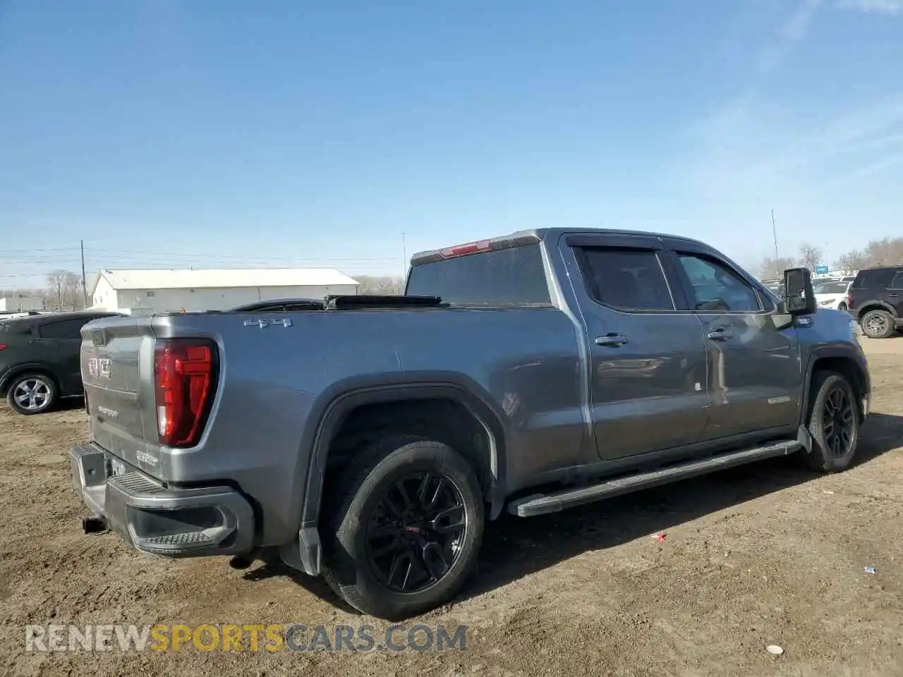 3 Photograph of a damaged car 1GTU9CET9MZ299145 GMC SIERRA 2021