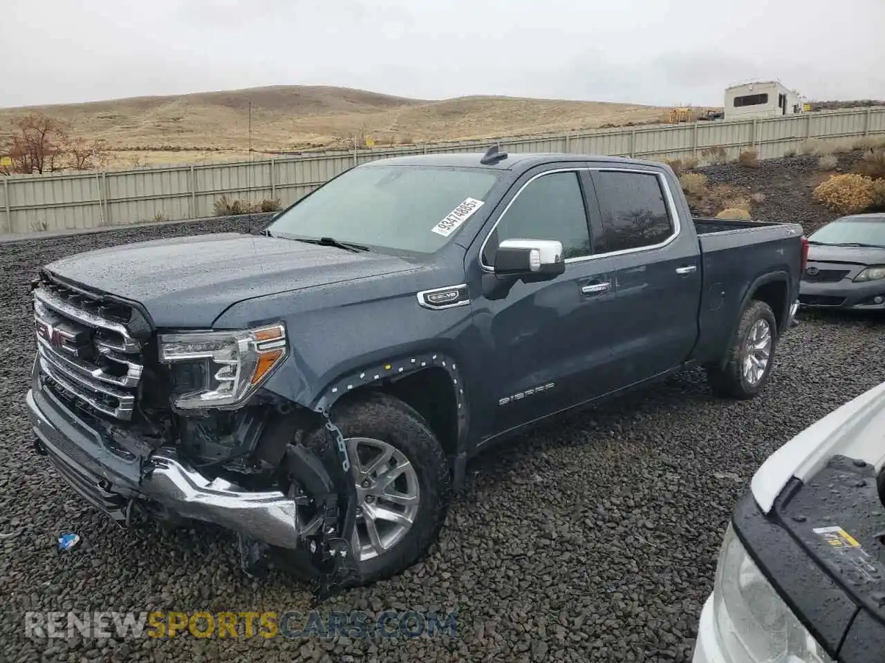 1 Photograph of a damaged car 1GTU9DED5MZ263533 GMC SIERRA 2021