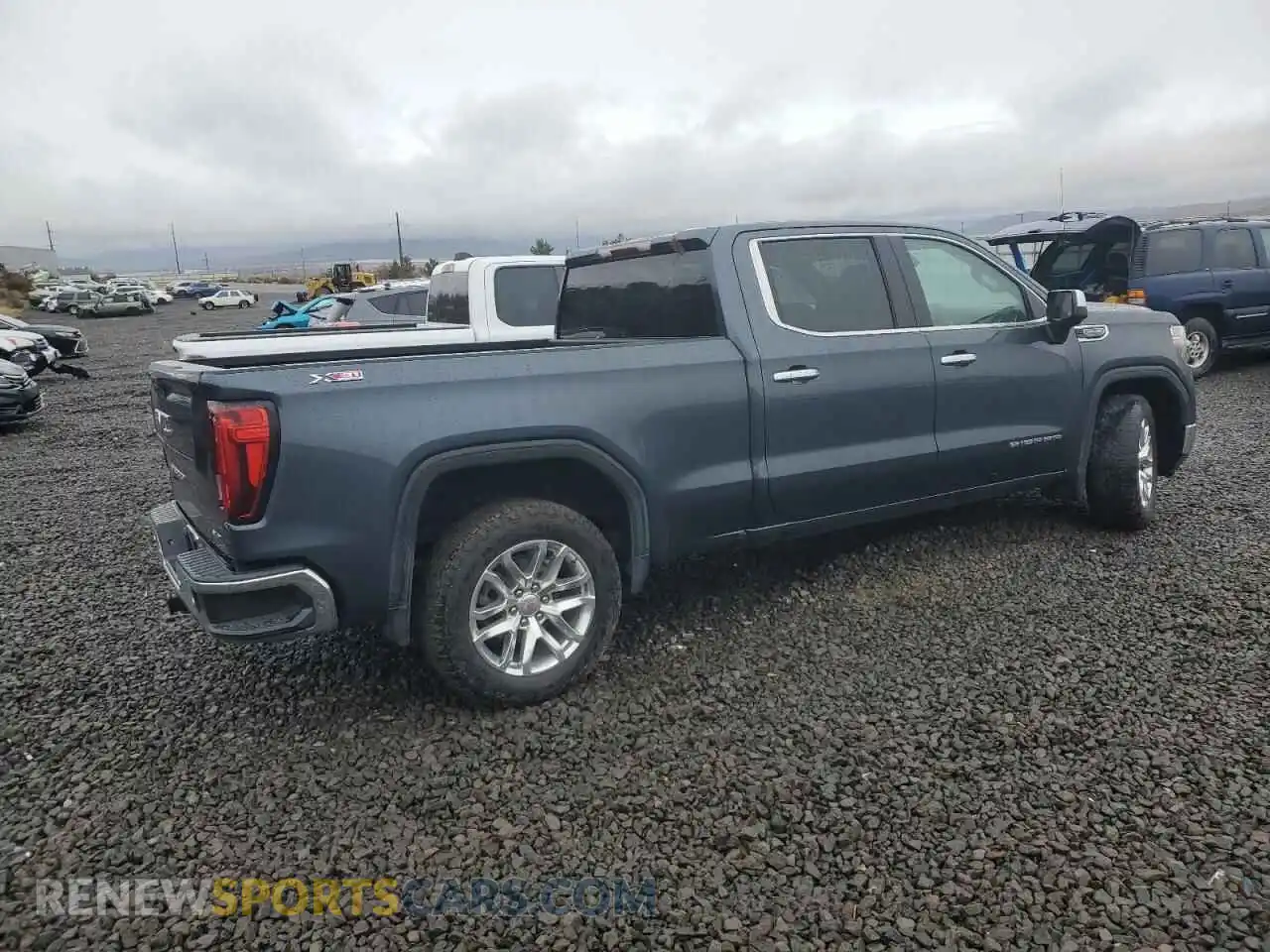3 Photograph of a damaged car 1GTU9DED5MZ263533 GMC SIERRA 2021