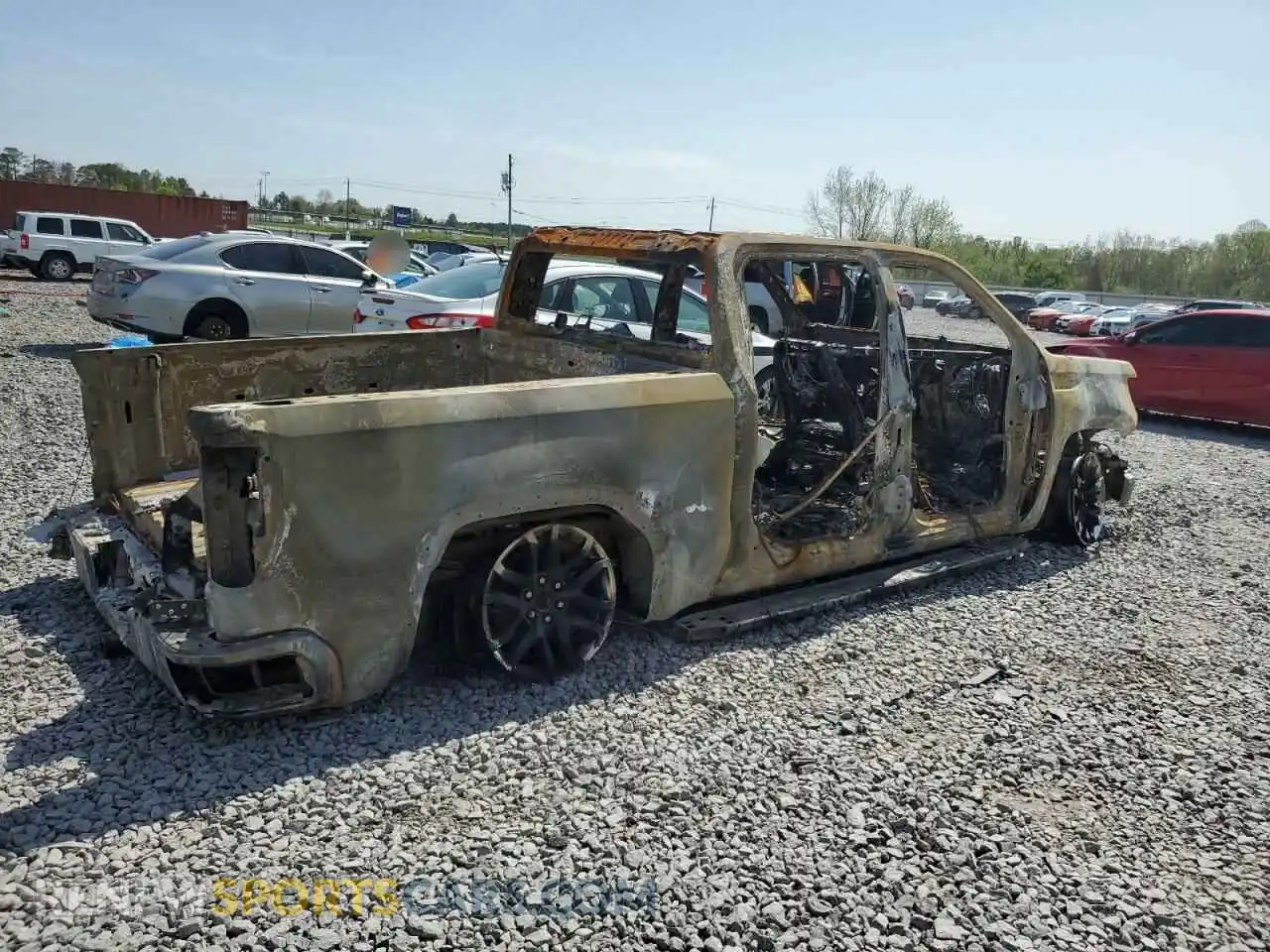 3 Photograph of a damaged car 1GTU9DED5MZ308101 GMC SIERRA 2021