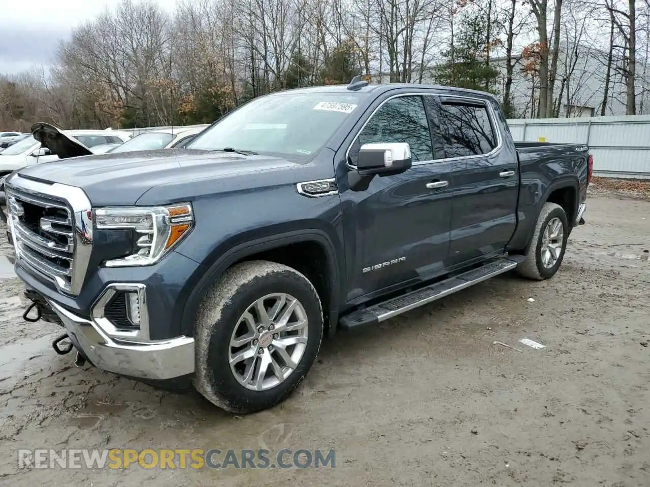 1 Photograph of a damaged car 1GTU9DED9MZ319828 GMC SIERRA 2021