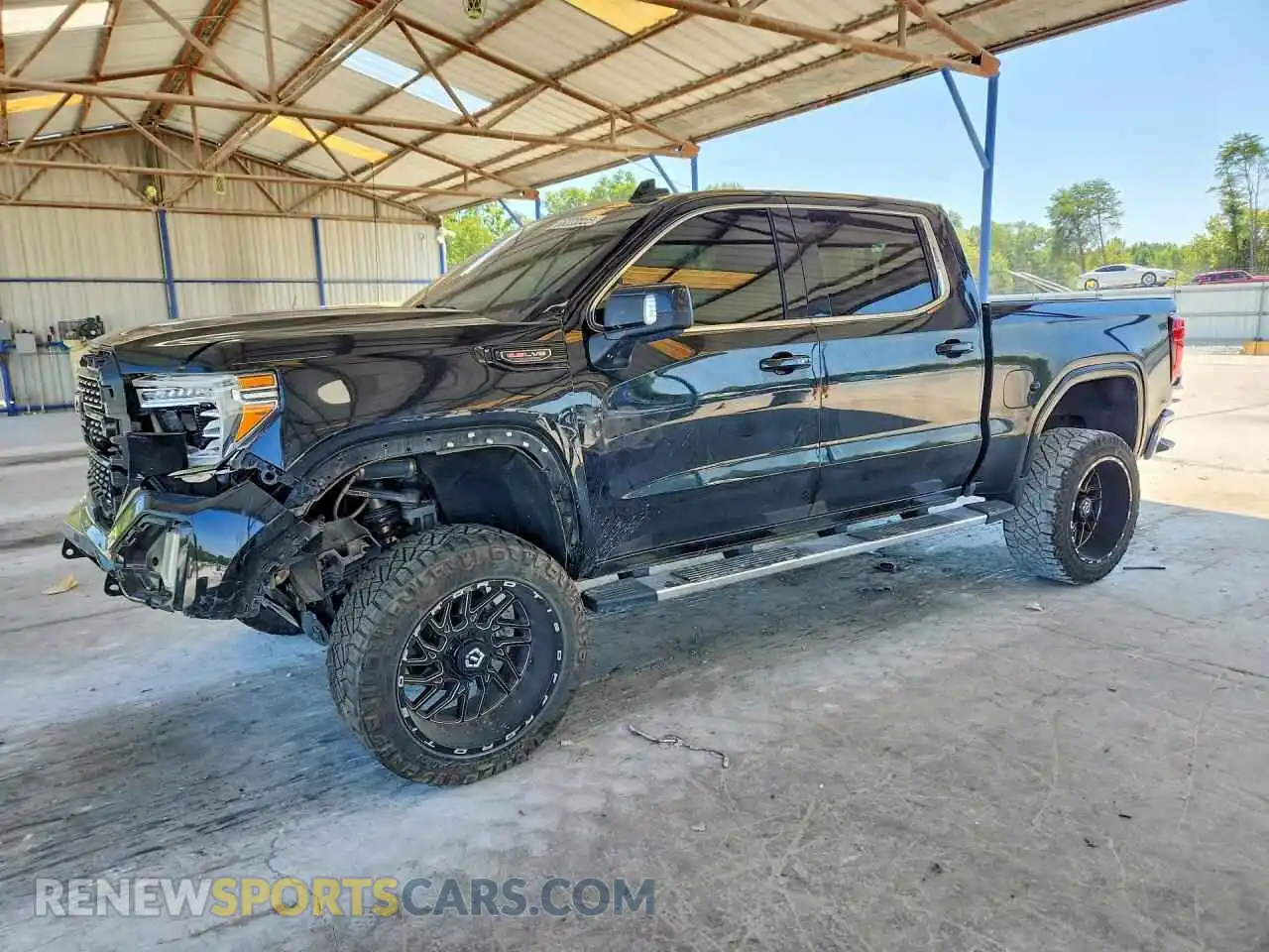 1 Фотография поврежденного автомобиля 1GTU9DEL3MZ187236 GMC SIERRA 2021