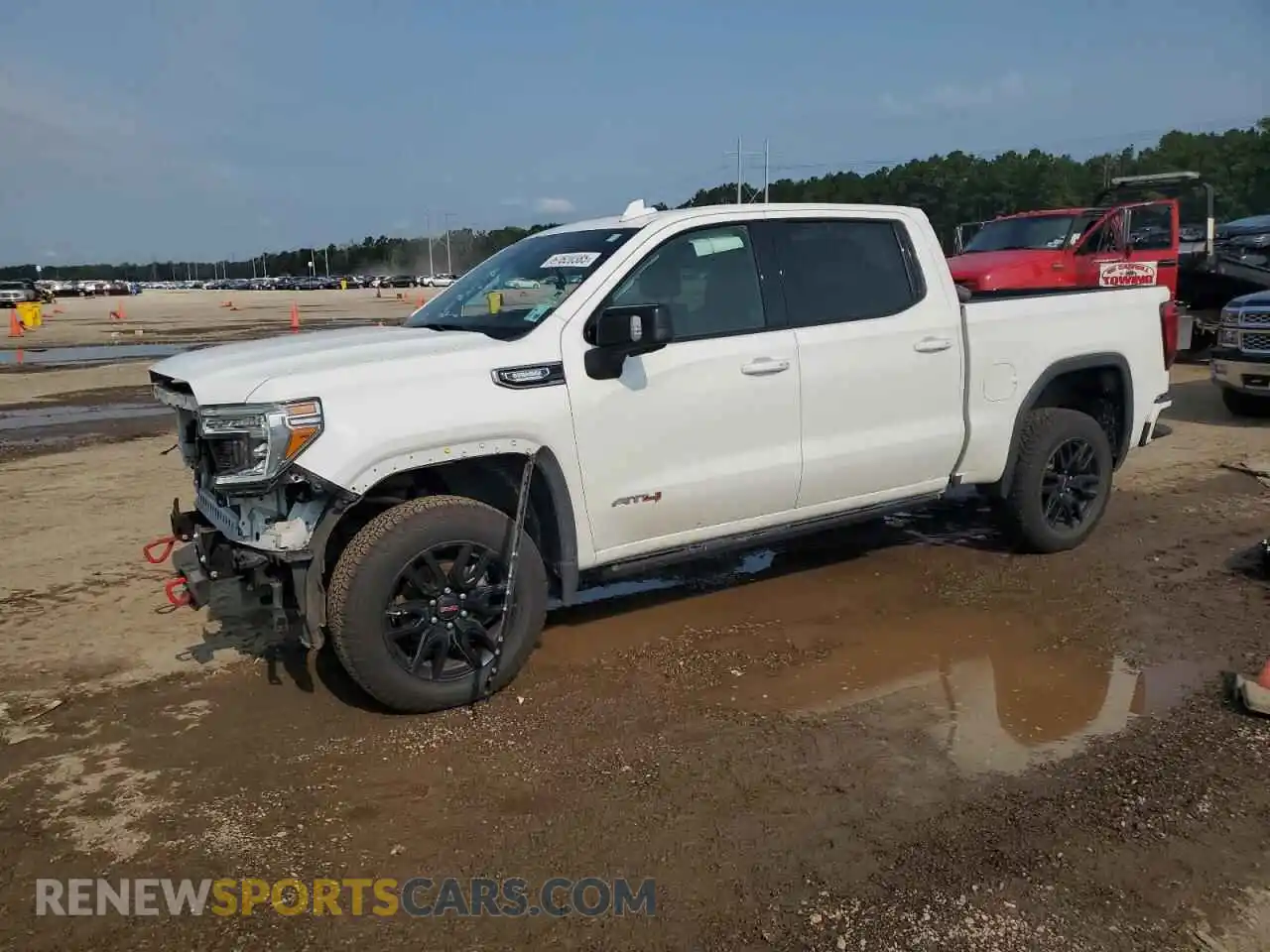 1 Photograph of a damaged car 1GTU9EET1MZ225438 GMC SIERRA 2021