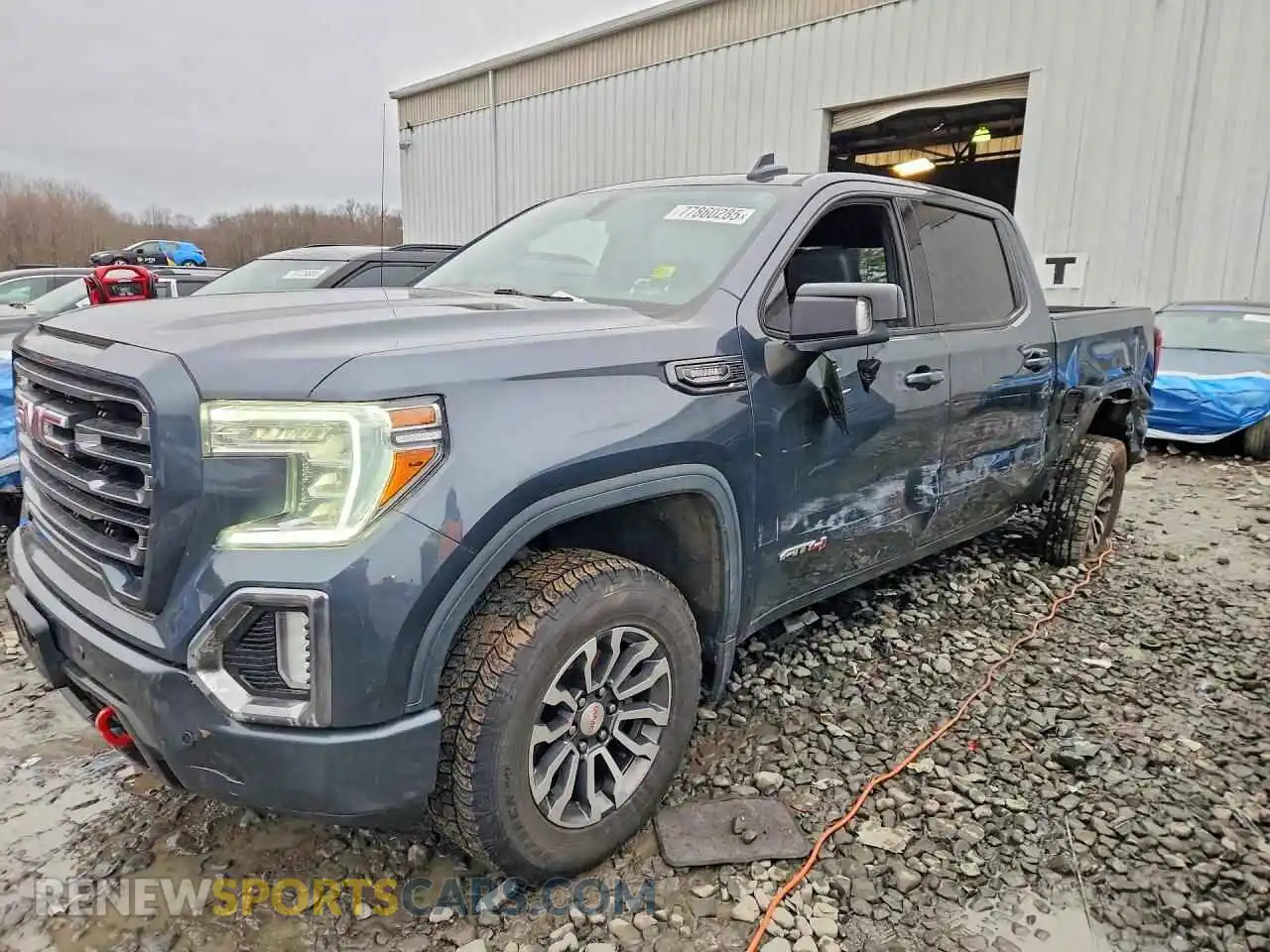 1 Photograph of a damaged car 1GTU9EET3MZ347749 GMC SIERRA 2021