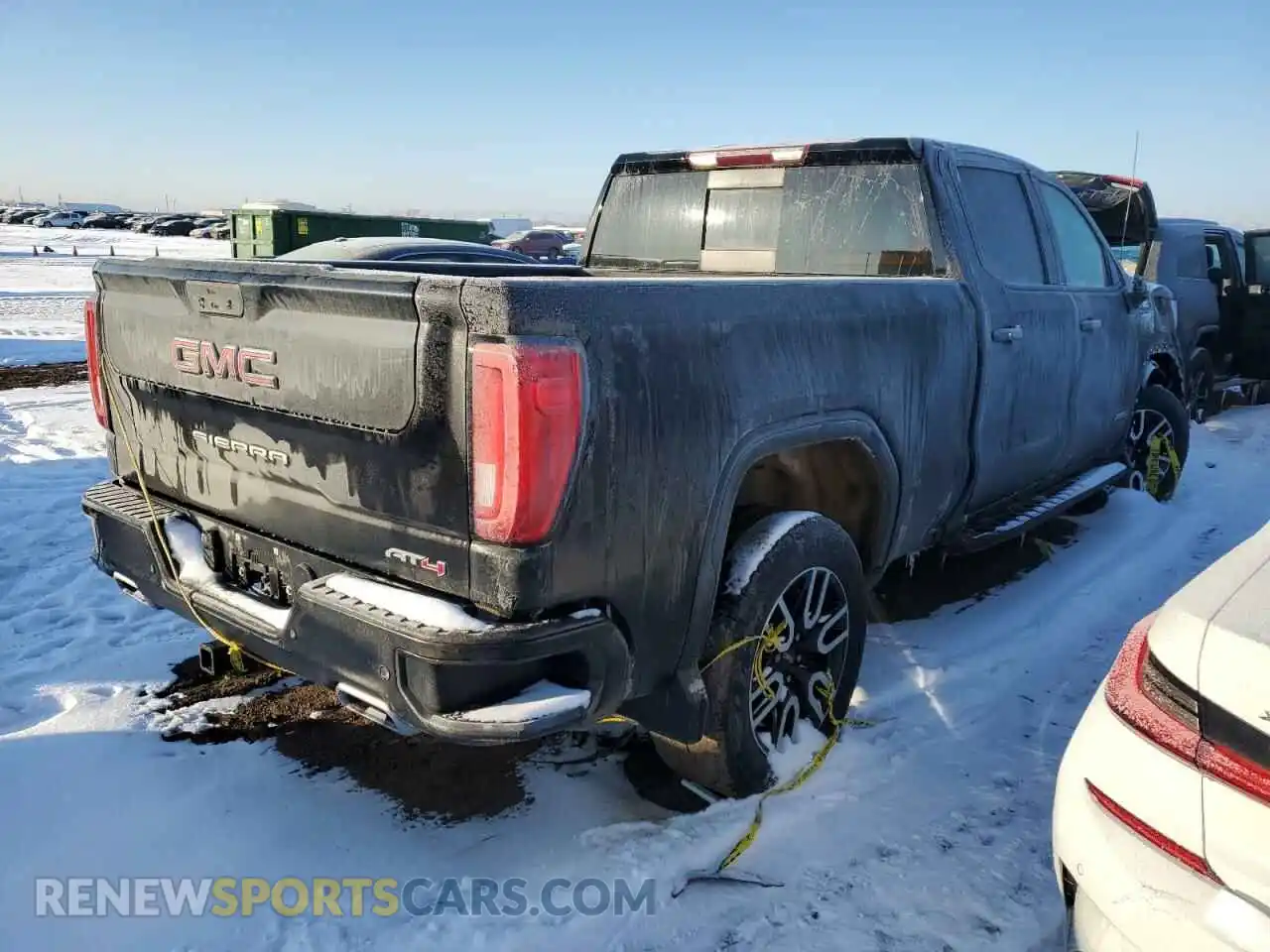 3 Photograph of a damaged car 1GTU9EET5MZ218086 GMC SIERRA 2021