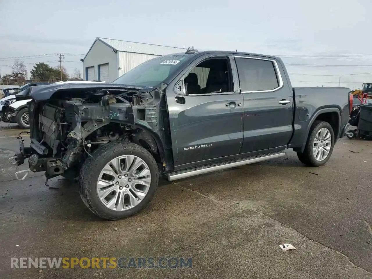 1 Photograph of a damaged car 1GTU9FEL0MZ327657 GMC SIERRA 2021