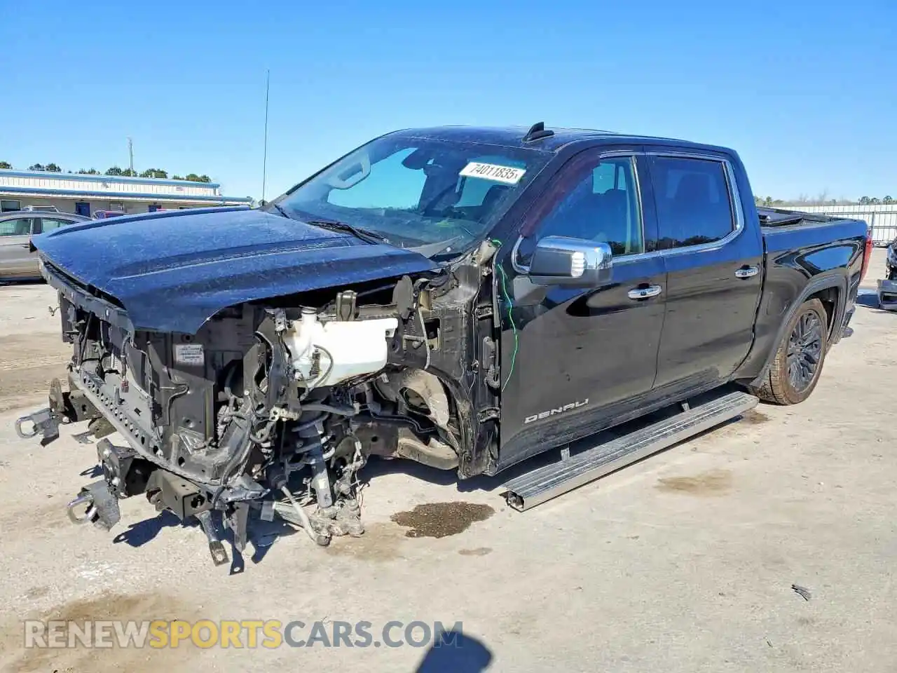 1 Photograph of a damaged car 1GTU9FEL9MZ242929 GMC SIERRA 2021