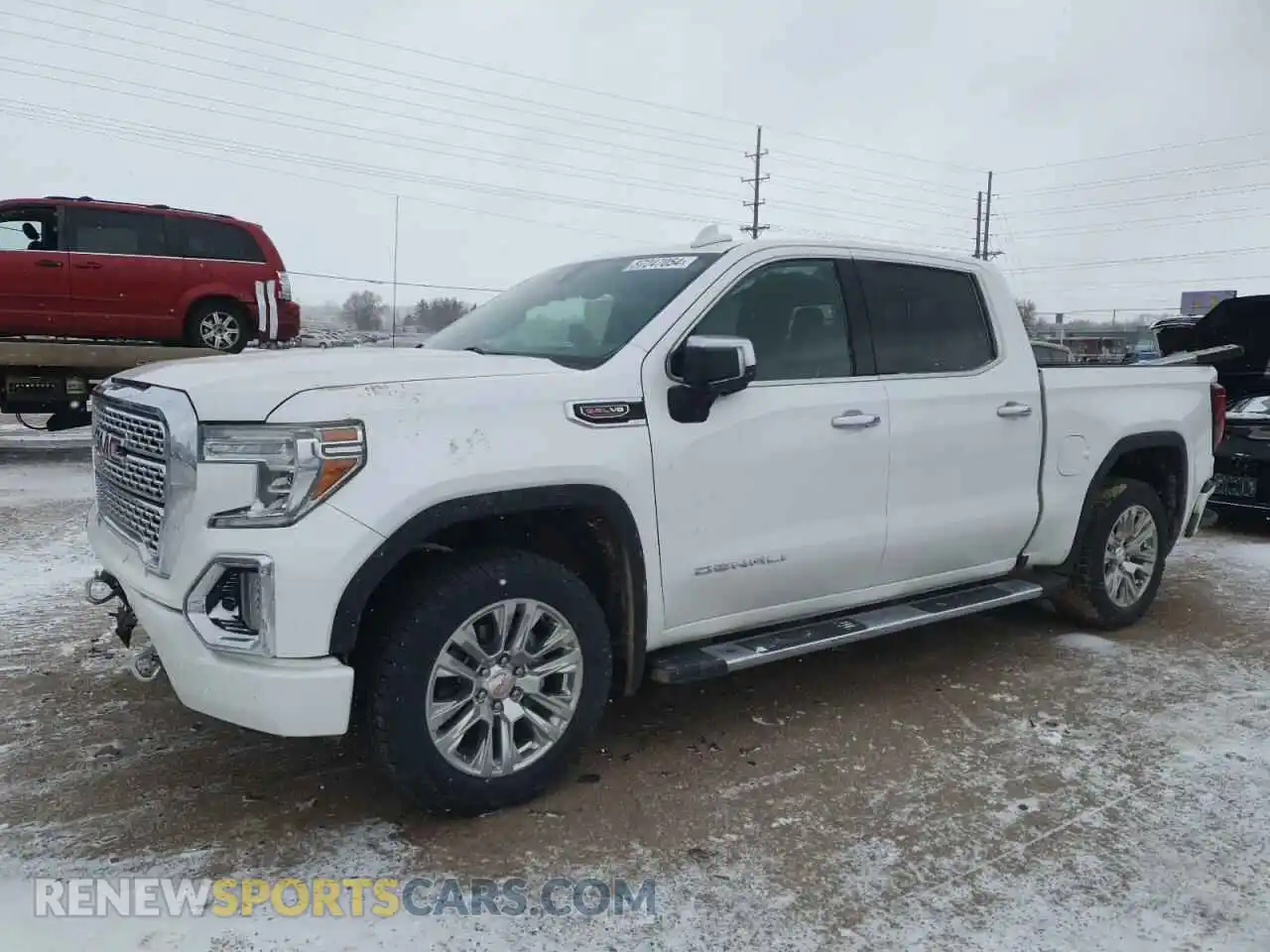1 Photograph of a damaged car 1GTU9FEL9MZ390613 GMC SIERRA 2021