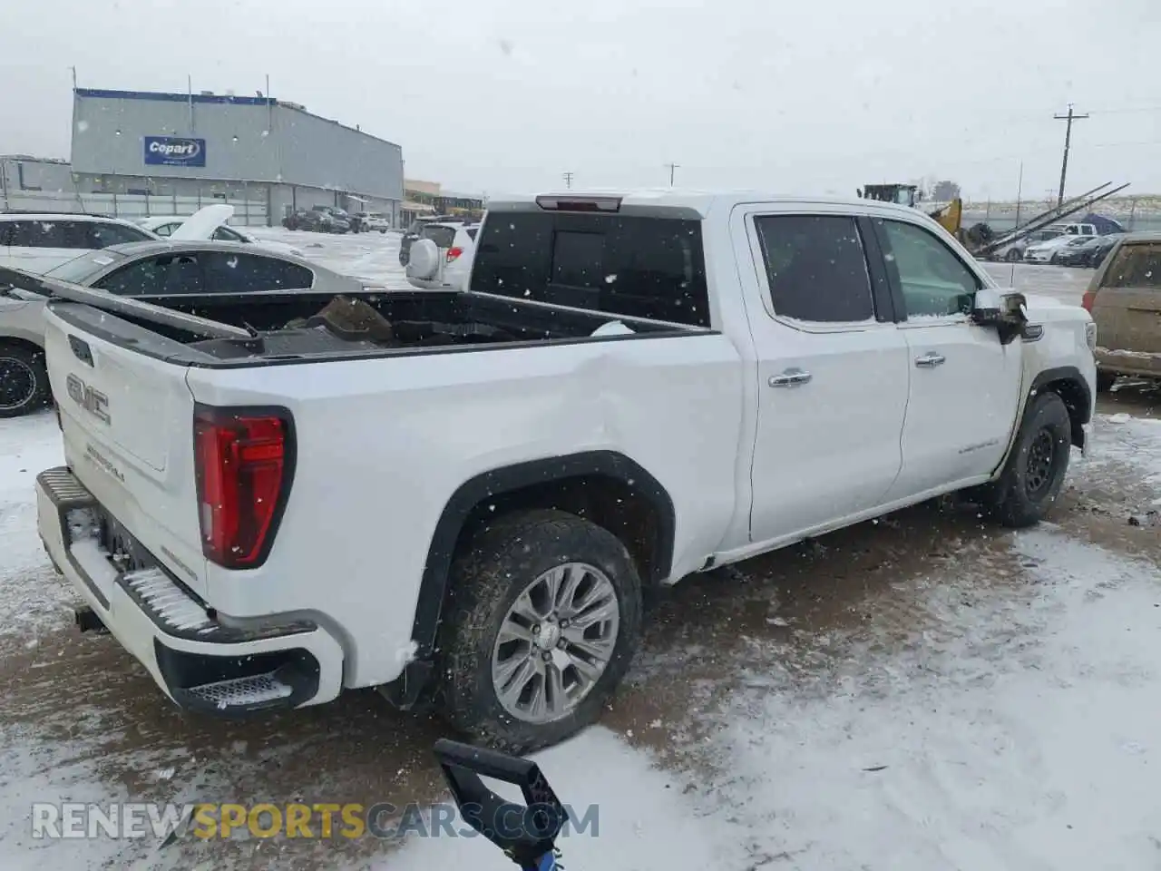 3 Photograph of a damaged car 1GTU9FEL9MZ390613 GMC SIERRA 2021