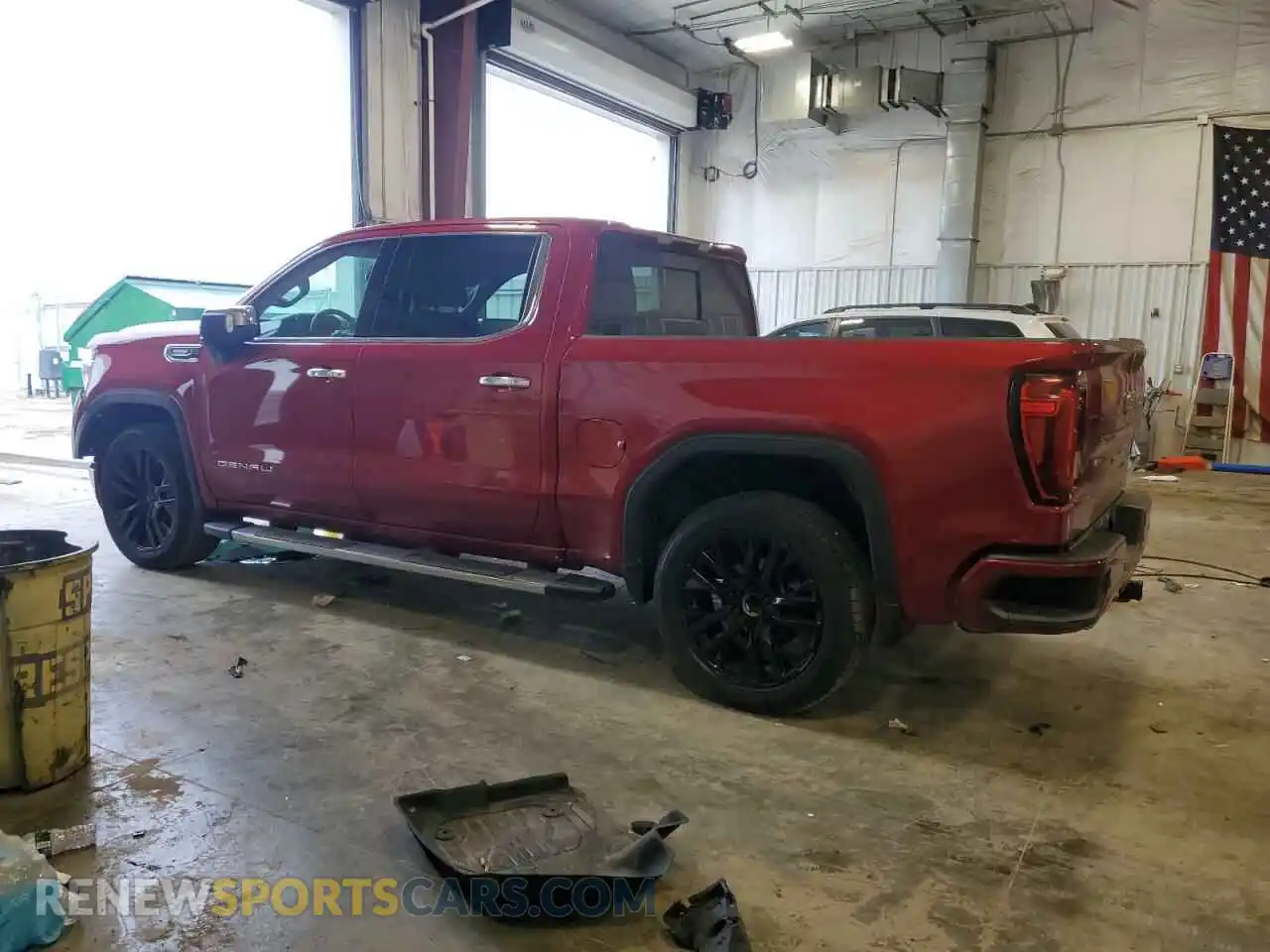 2 Photograph of a damaged car 1GTU9FET0MZ410425 GMC SIERRA 2021