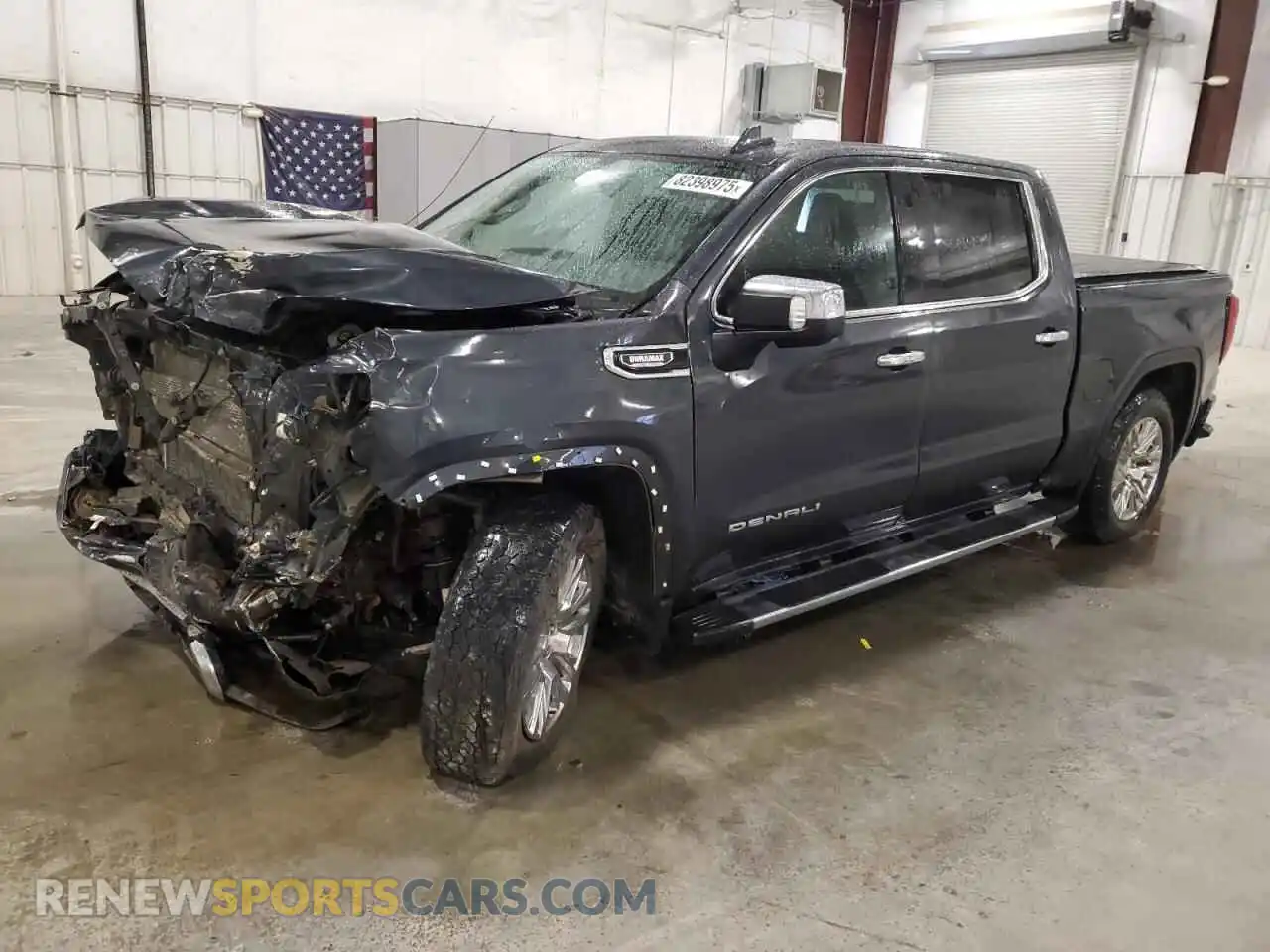 1 Photograph of a damaged car 1GTU9FET3MZ147704 GMC SIERRA 2021
