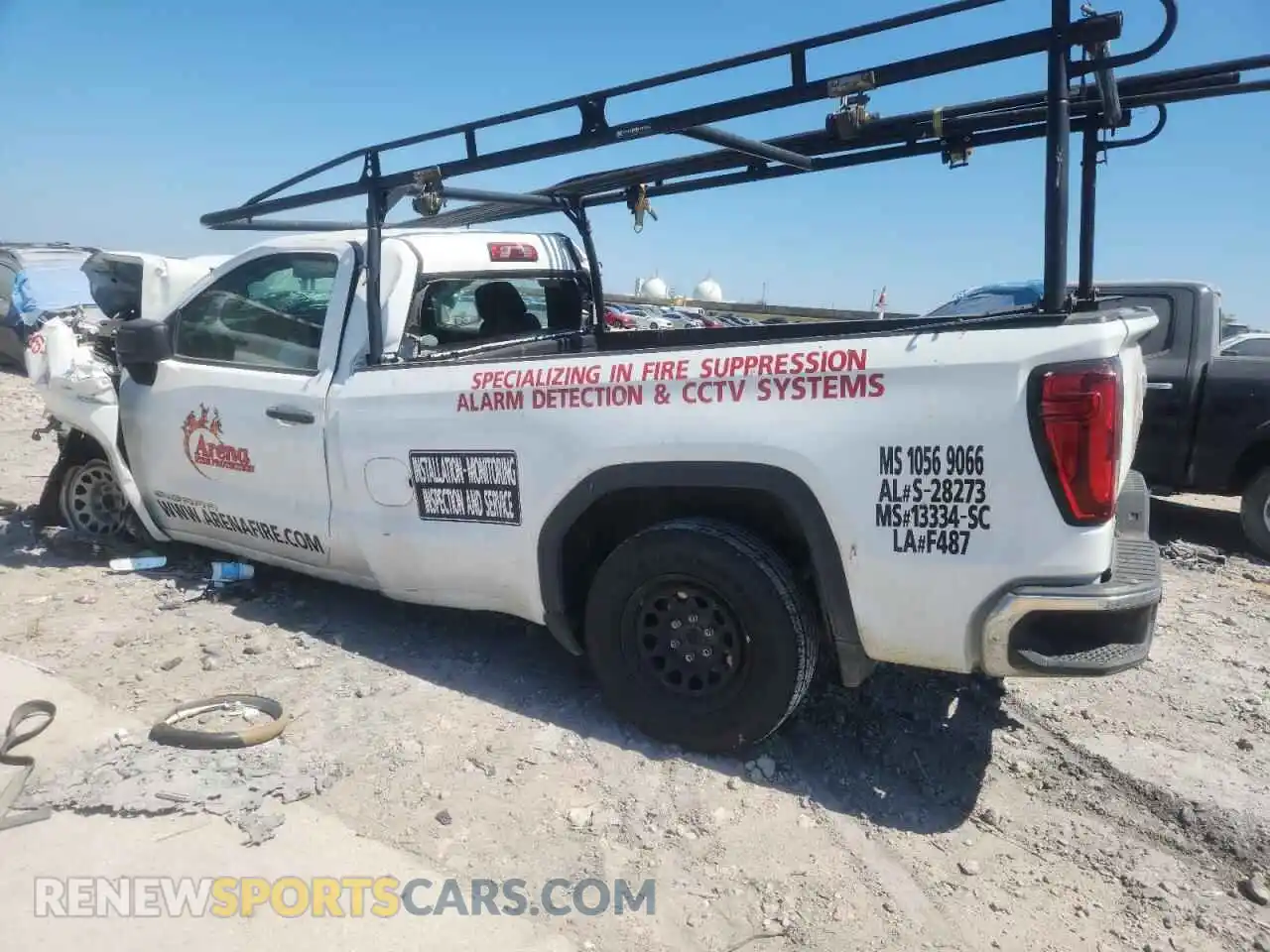 2 Photograph of a damaged car 3GTN8AEH1MG464189 GMC SIERRA 2021