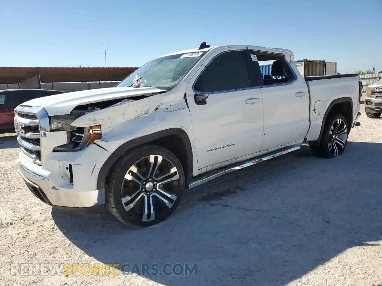1 Photograph of a damaged car 3GTP8BED6MG101057 GMC SIERRA 2021