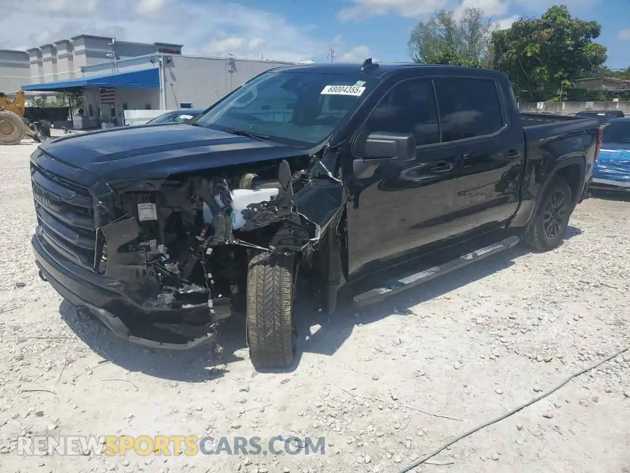 1 Photograph of a damaged car 3GTP8CED0MG437812 GMC SIERRA 2021