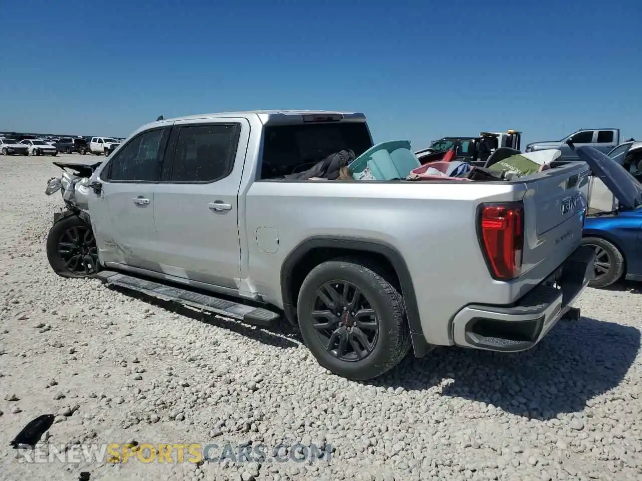 2 Photograph of a damaged car 3GTP8CED3MG282544 GMC SIERRA 2021