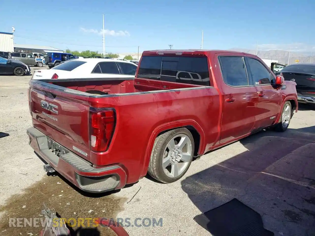 3 fotografías del automóvil dañado 3GTP8CED5MG177066 GMC SIERRA 2021