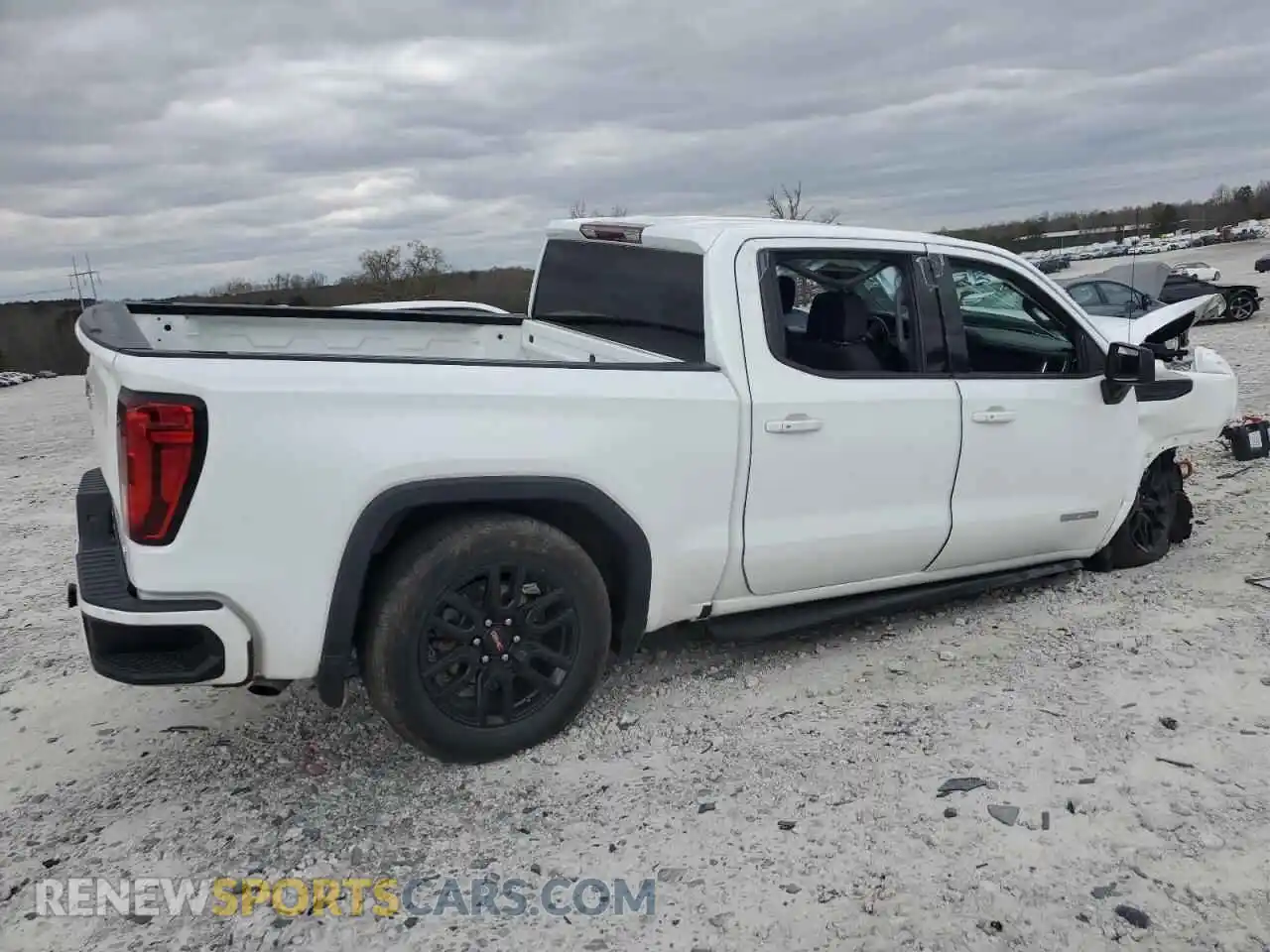 3 fotografías del automóvil dañado 3GTP8CEKXMG120490 GMC SIERRA 2021