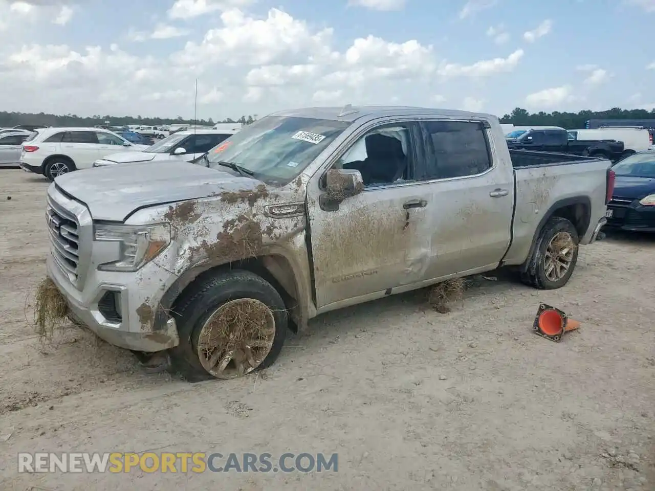 1 Photograph of a damaged car 3GTP8DED3MG151846 GMC SIERRA 2021