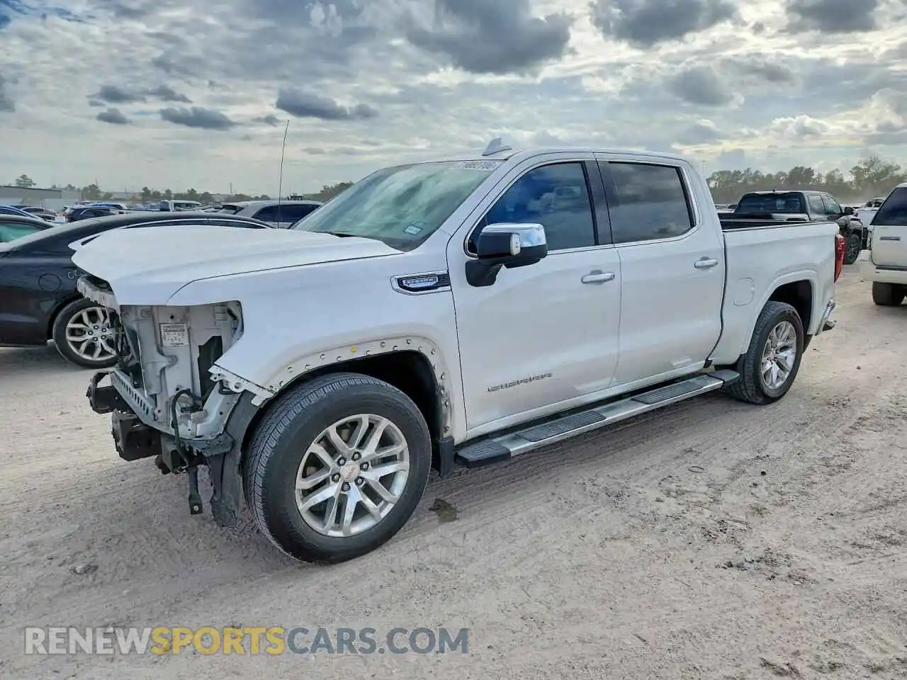 1 Photograph of a damaged car 3GTP8DED7MG429681 GMC SIERRA 2021