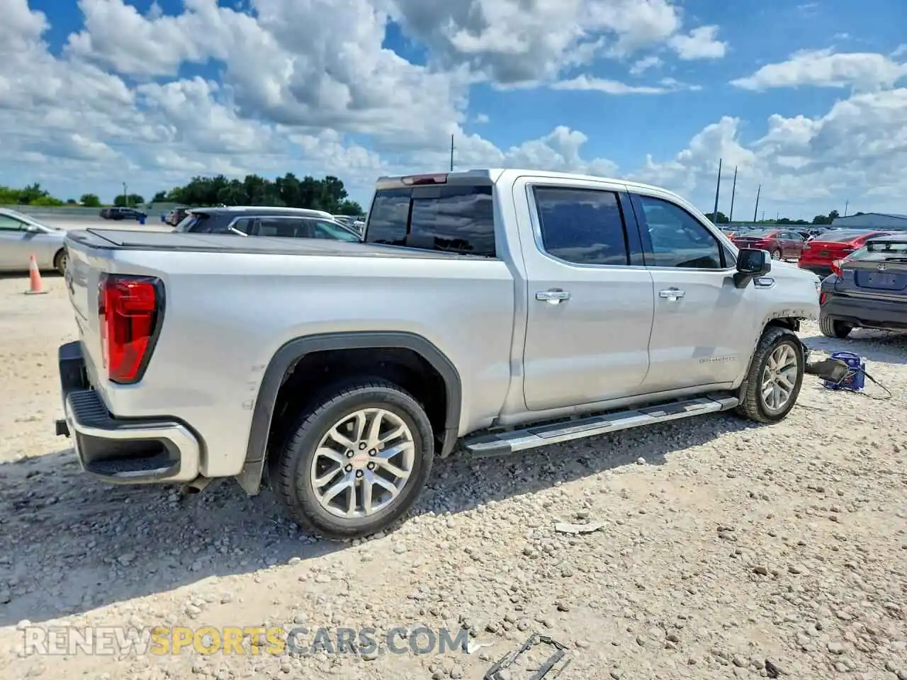 3 Фотография поврежденного автомобиля 3GTP8DEDXMG479250 GMC SIERRA 2021