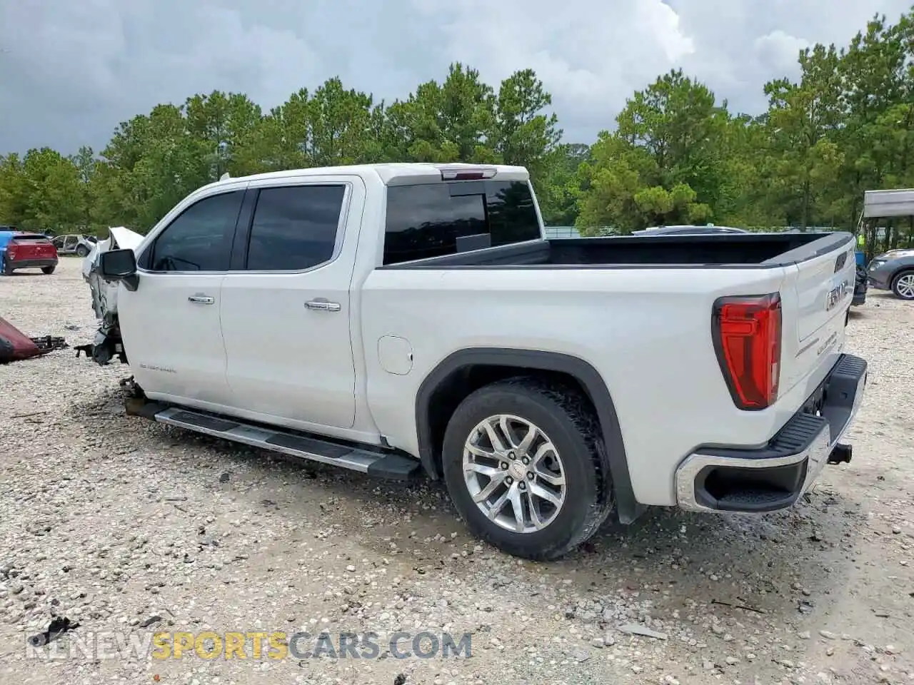 2 Photograph of a damaged car 3GTP8DET4MG117003 GMC SIERRA 2021