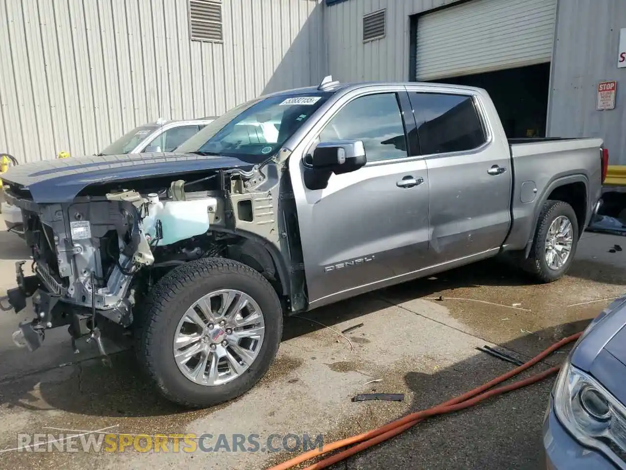 1 Photograph of a damaged car 3GTP8FED3MG372116 GMC SIERRA 2021