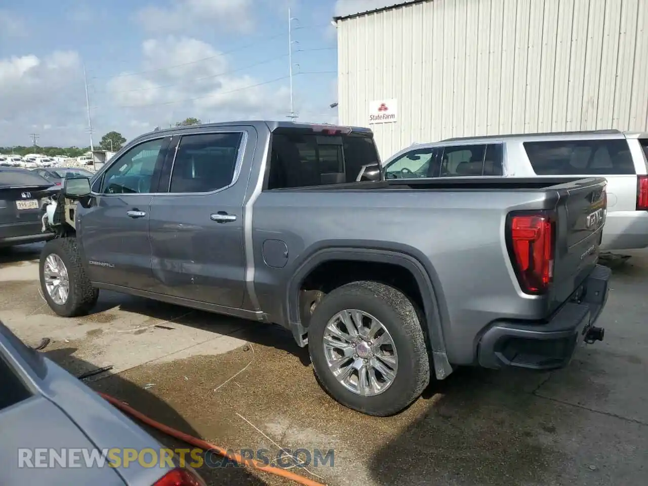 2 Photograph of a damaged car 3GTP8FED3MG372116 GMC SIERRA 2021