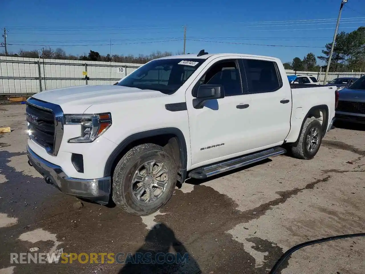 1 Photograph of a damaged car 3GTP9AEH8MG246031 GMC SIERRA 2021