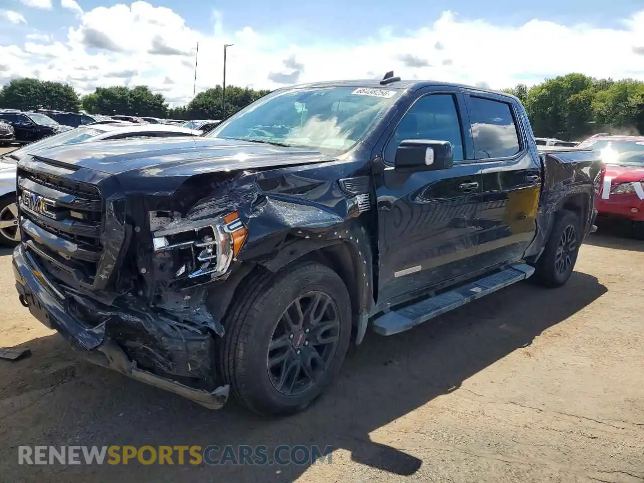 1 fotografías del automóvil dañado 3GTP9CEK5MG165415 GMC SIERRA 2021