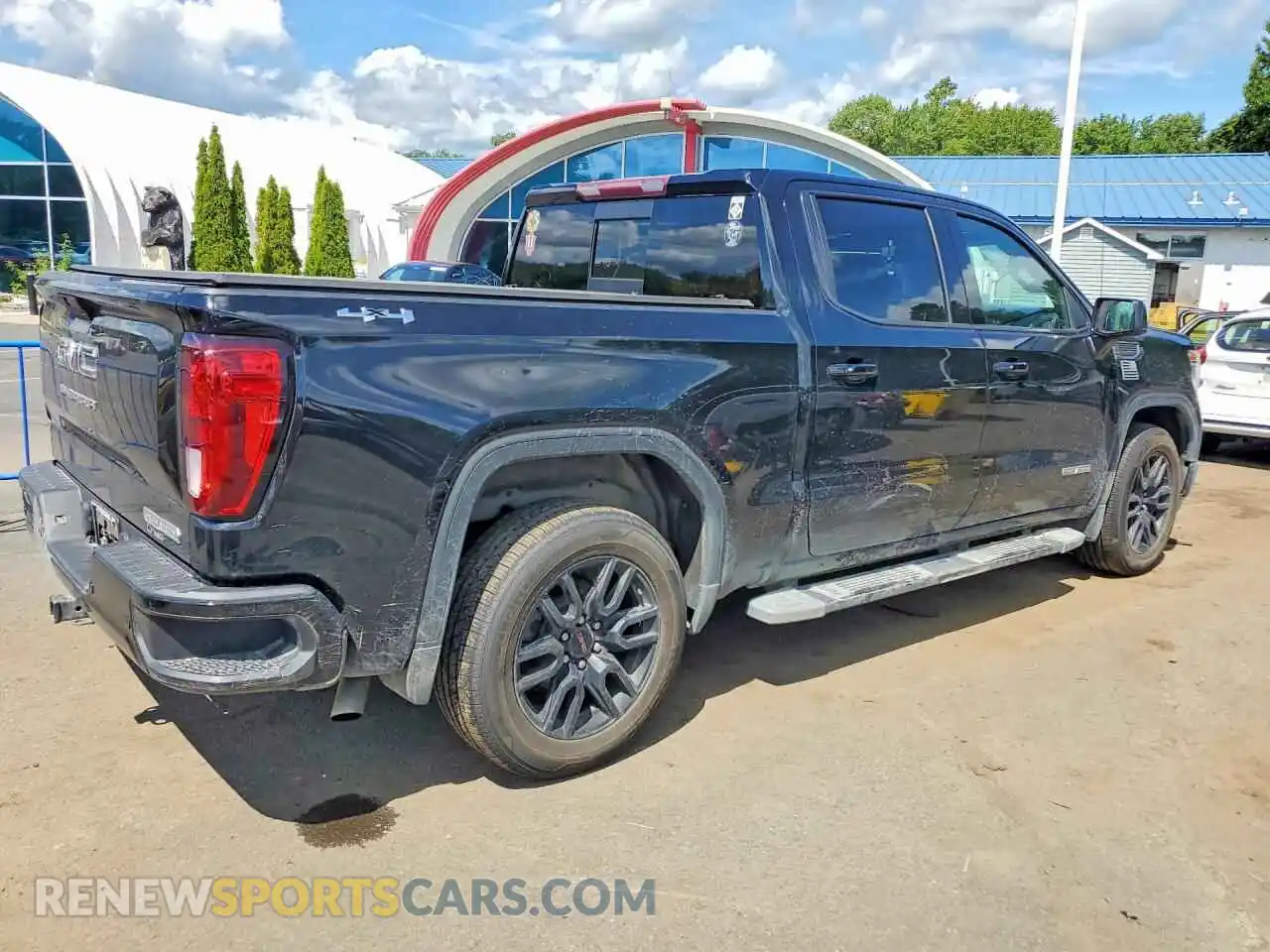 3 fotografías del automóvil dañado 3GTP9CEK5MG165415 GMC SIERRA 2021