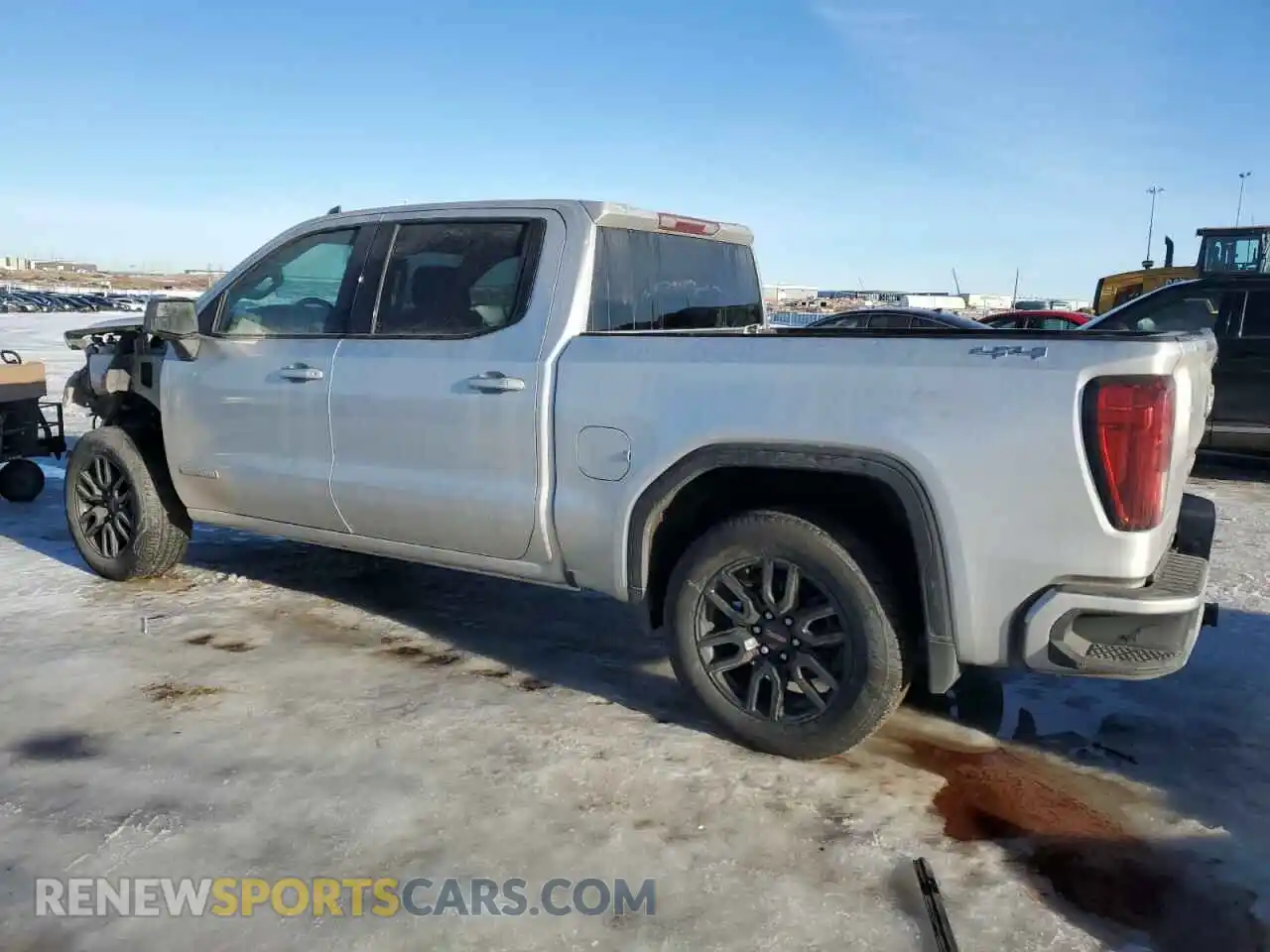 2 Photograph of a damaged car 3GTP9CEK8MG466938 GMC SIERRA 2021