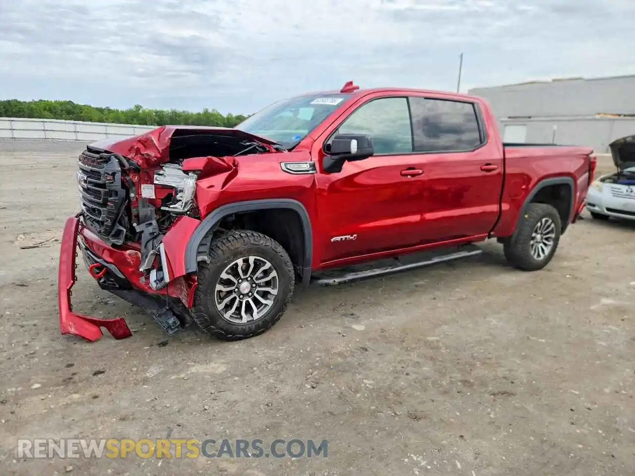 1 Photograph of a damaged car 3GTP9EED0MG291758 GMC SIERRA 2021