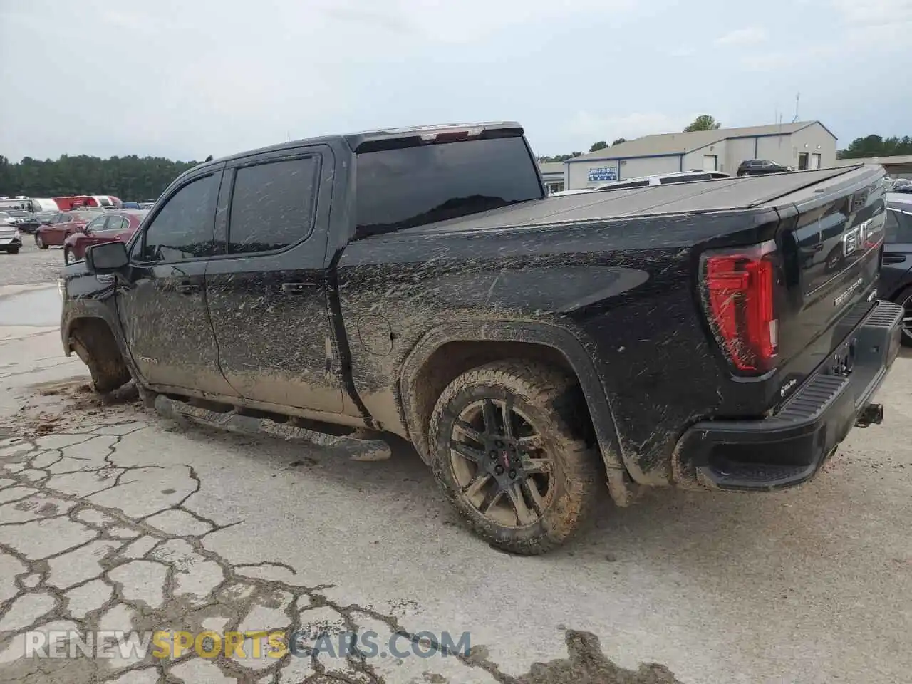2 Photograph of a damaged car 3GTP9EED0MG400235 GMC SIERRA 2021