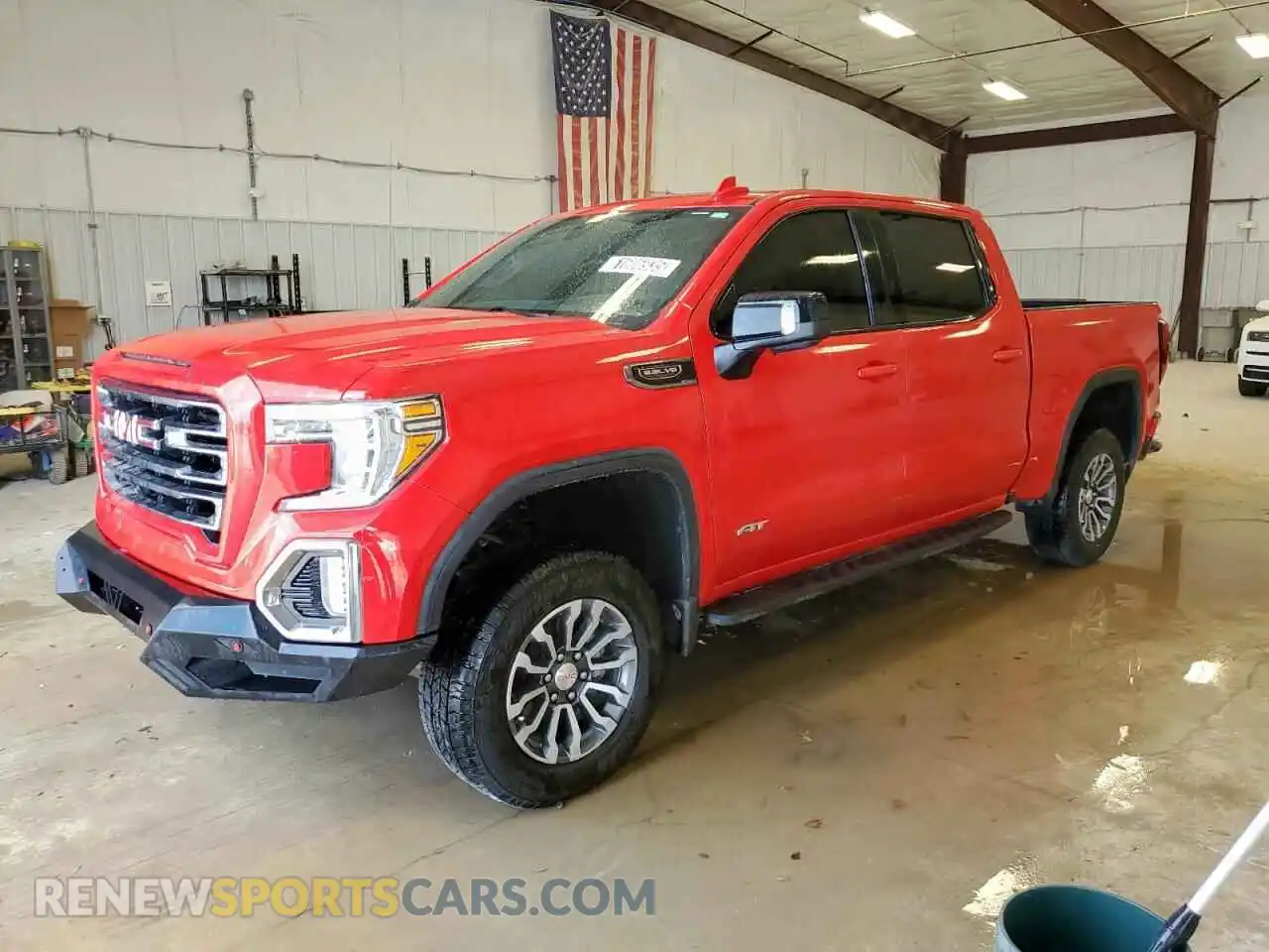 1 Photograph of a damaged car 3GTP9EED2MG186798 GMC SIERRA 2021