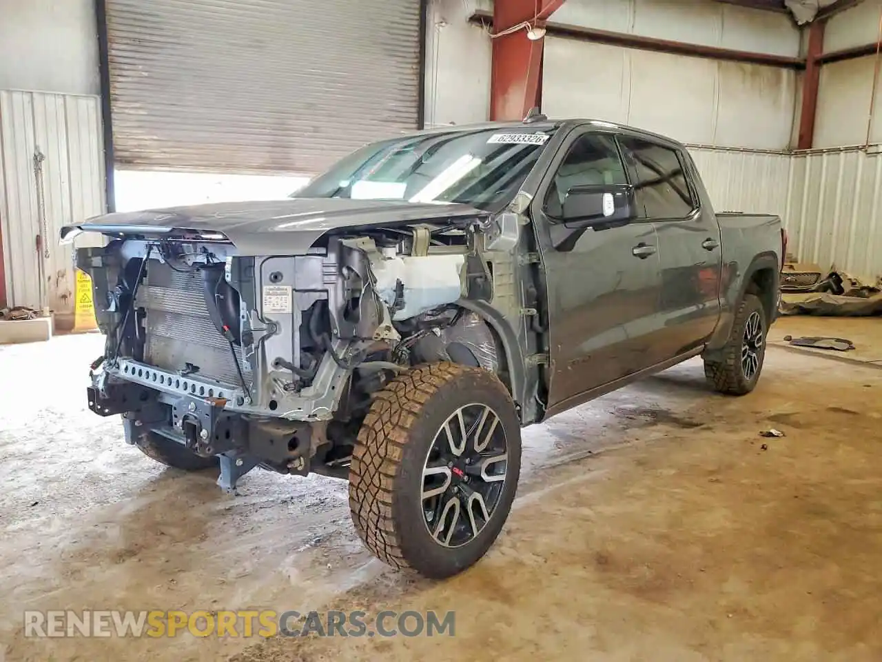 1 fotografías del automóvil dañado 3GTP9EED2MG383924 GMC SIERRA 2021