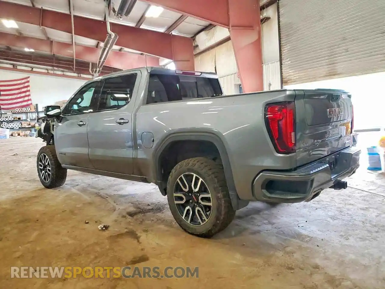 2 fotografías del automóvil dañado 3GTP9EED2MG383924 GMC SIERRA 2021