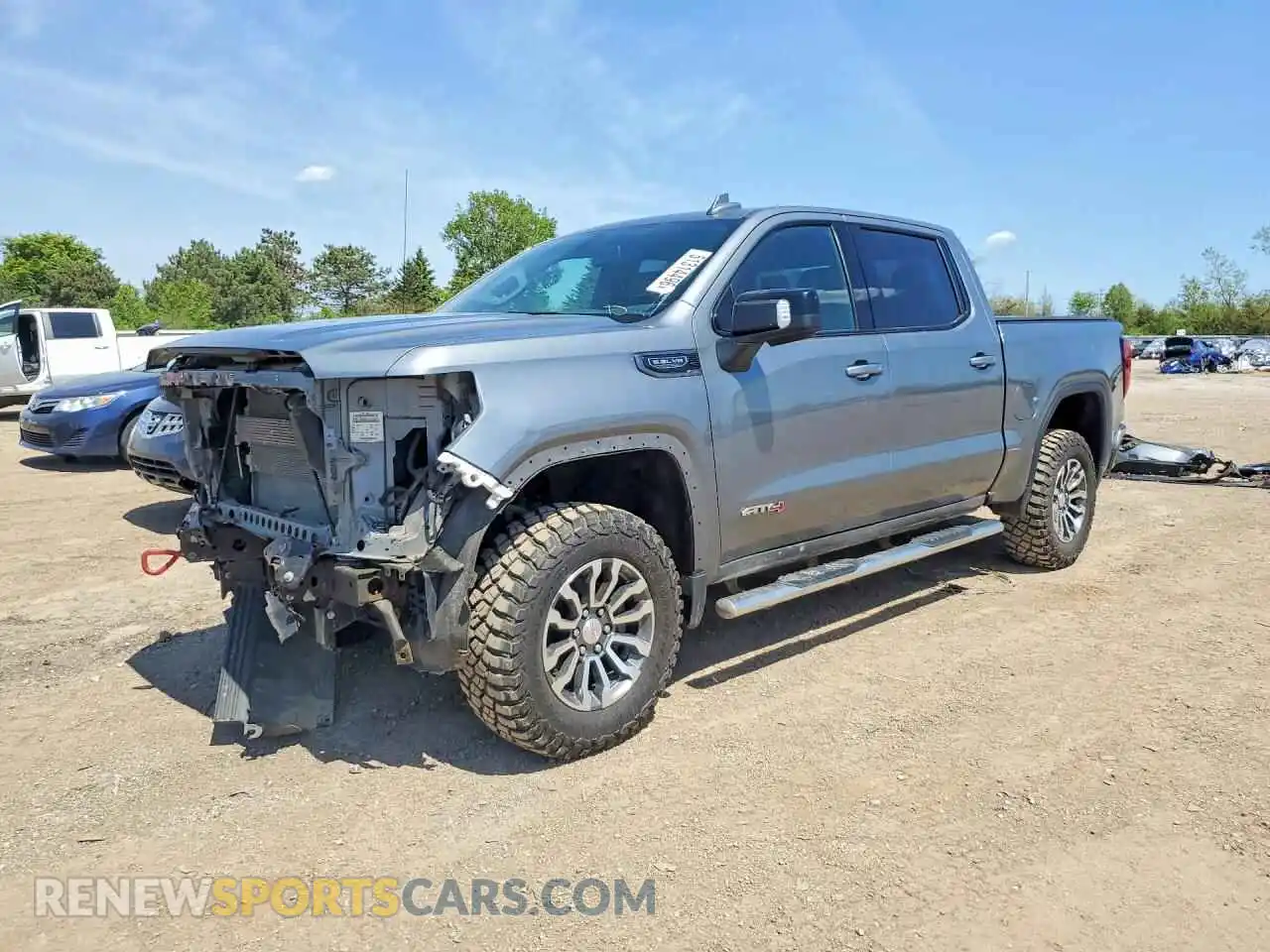 1 Photograph of a damaged car 3GTP9EED2MG398813 GMC SIERRA 2021