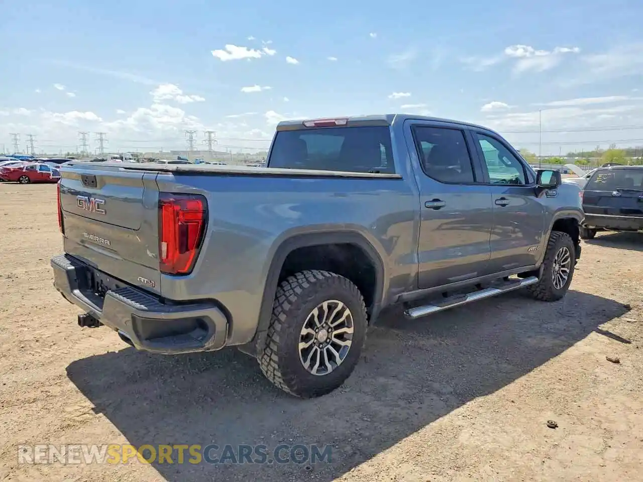 3 Photograph of a damaged car 3GTP9EED2MG398813 GMC SIERRA 2021
