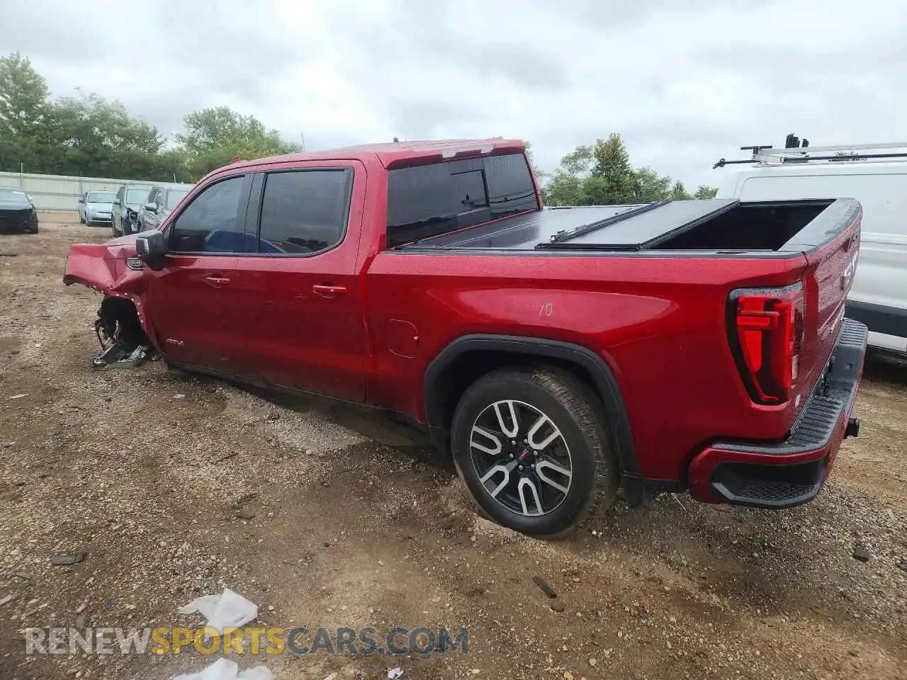 2 Photograph of a damaged car 3GTP9EED5MG256763 GMC SIERRA 2021