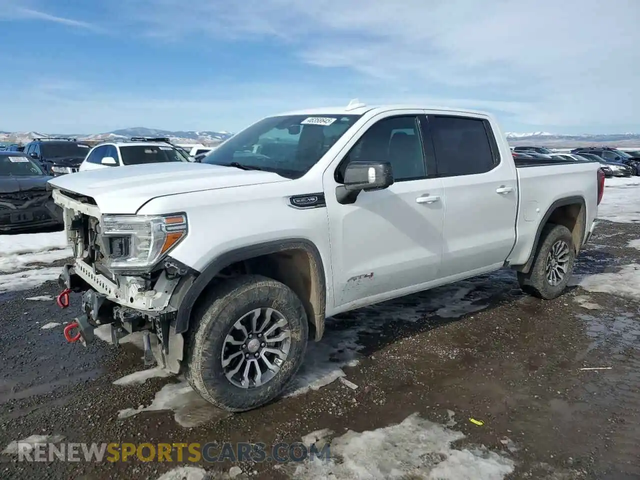 1 Photograph of a damaged car 3GTP9EED5MG386932 GMC SIERRA 2021