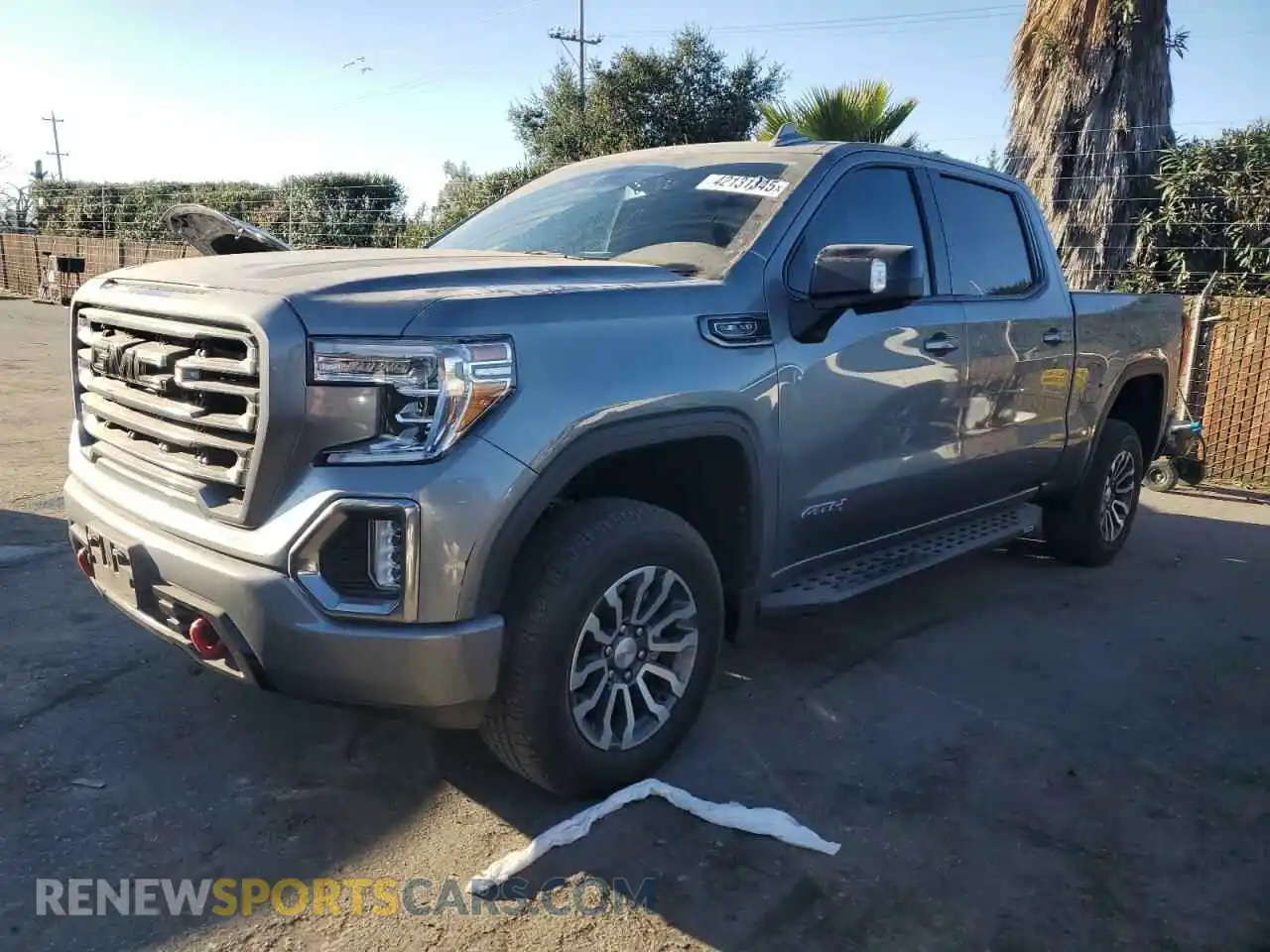 1 Photograph of a damaged car 3GTP9EED7MG184447 GMC SIERRA 2021